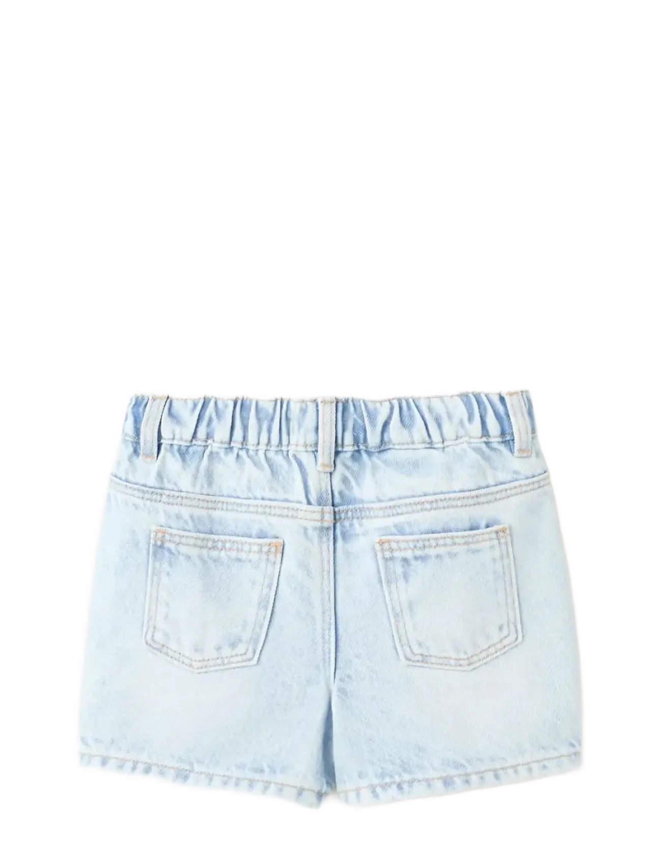 Mango - Denim bermuda shorts with drawstring - denimshorts - open blue - 2