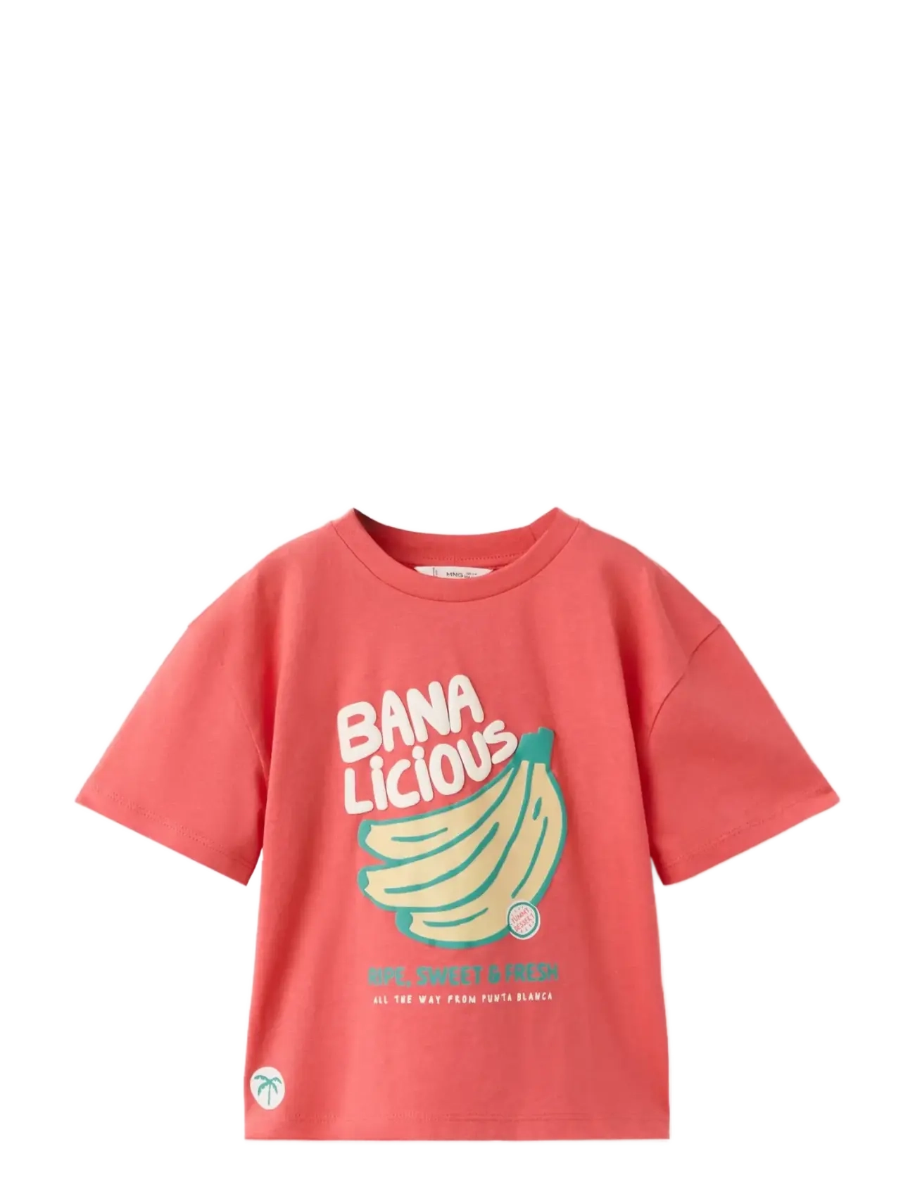 Mango Printed cotton-blend t-shirt - Kleidung - BRIGHT RED / red