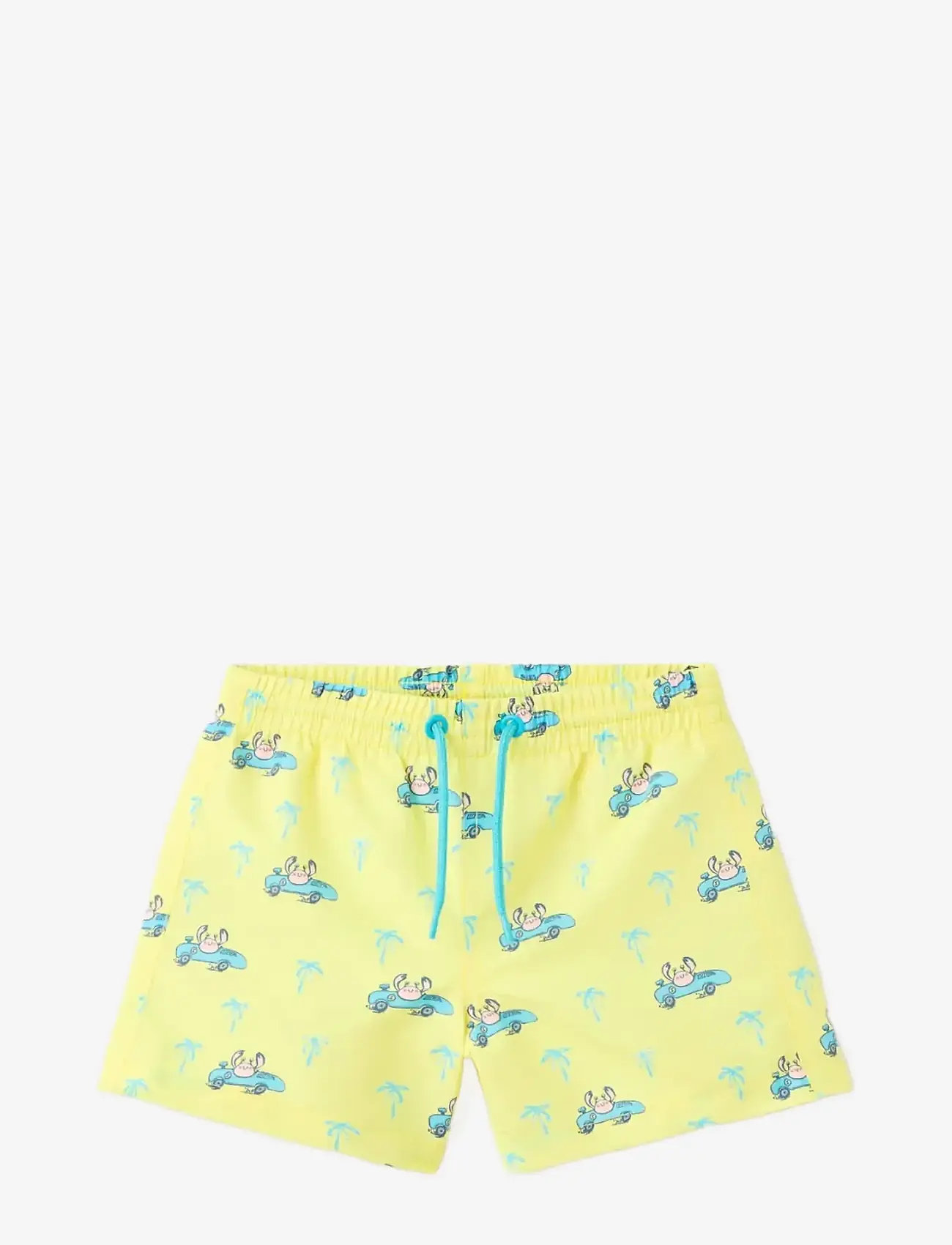 Mango - Crab-print swimsuit - badebukser - yellow - 0