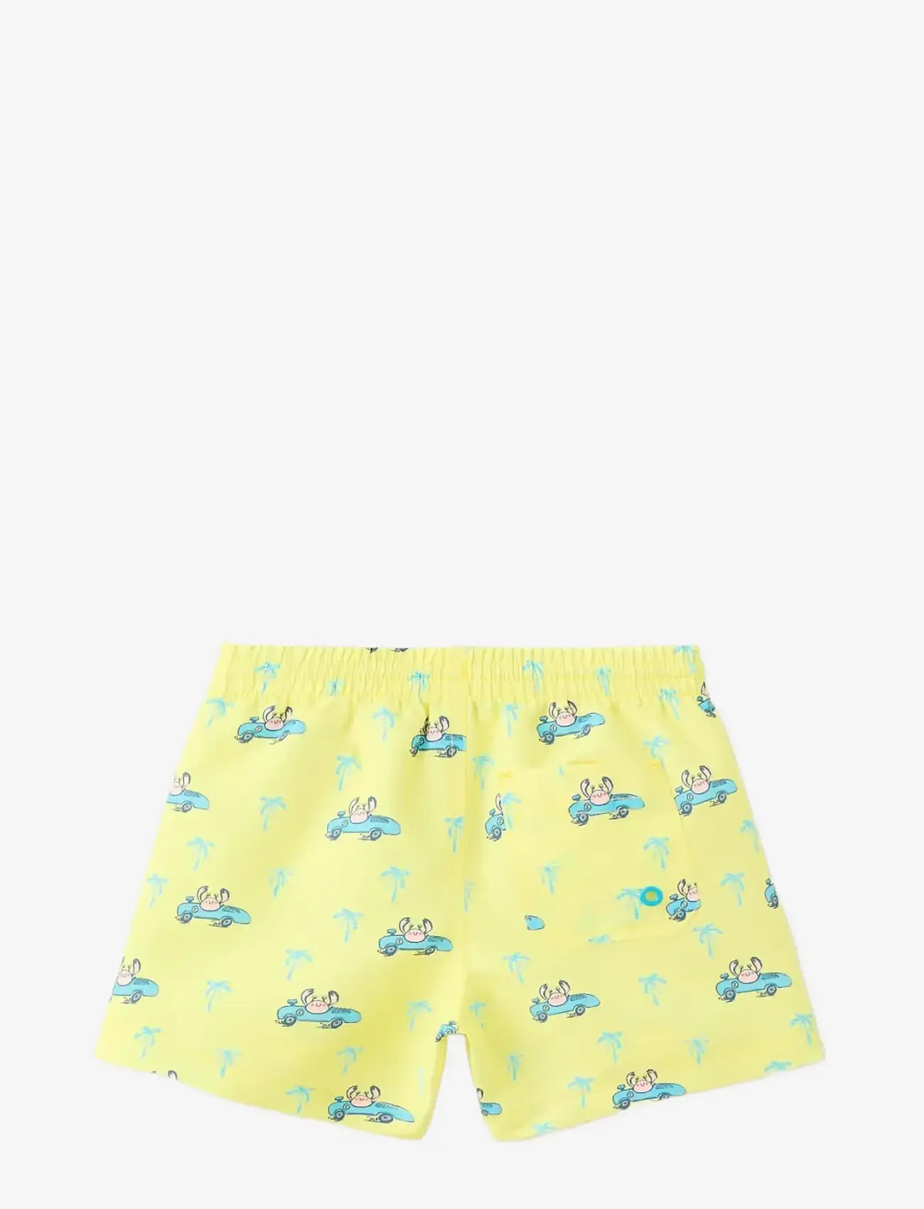 Mango - Crab-print swimsuit - badebukser - yellow - 1