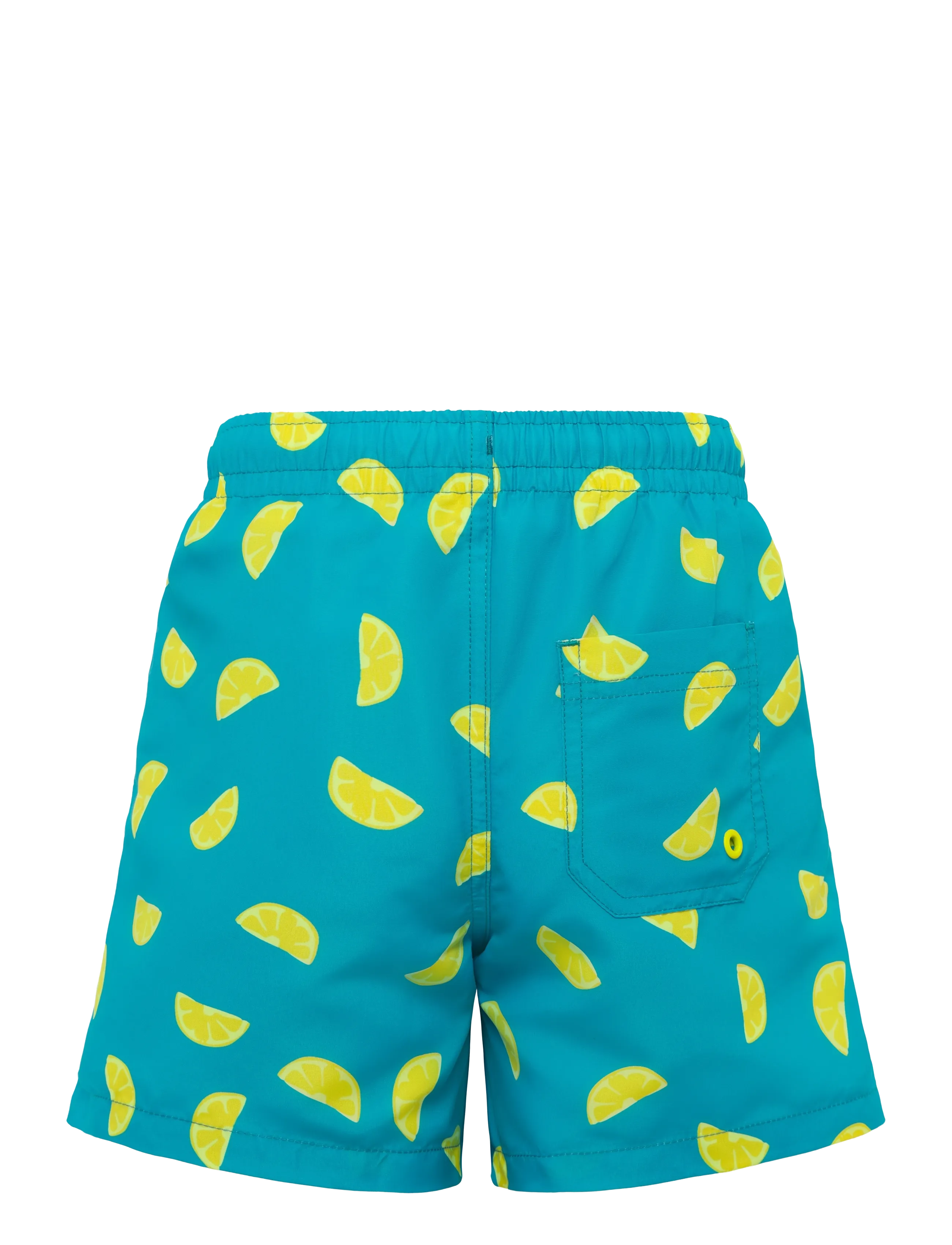 Mango - Lemon-print swimming trunks - medium blue - 1