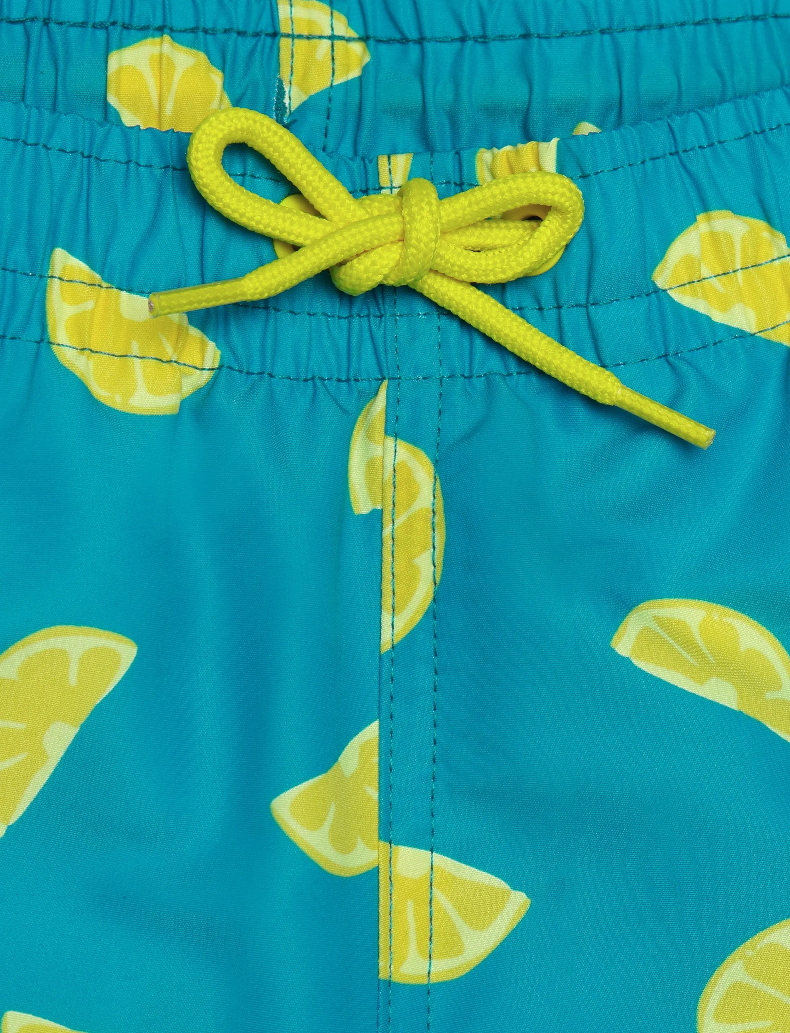Mango - Lemon-print swimming trunks - medium blue - 2