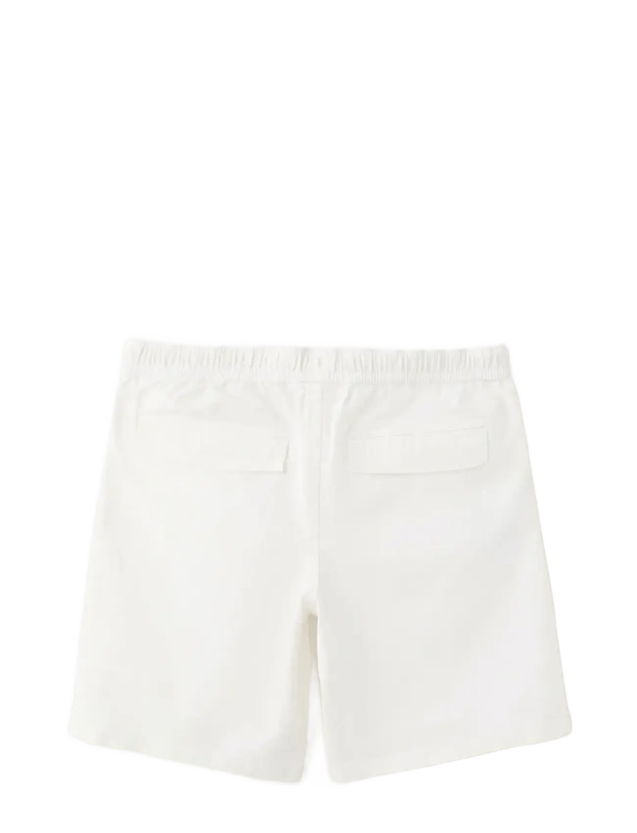 Mango - Cotton shorts with drawstring - casual shorts - natural white - 1