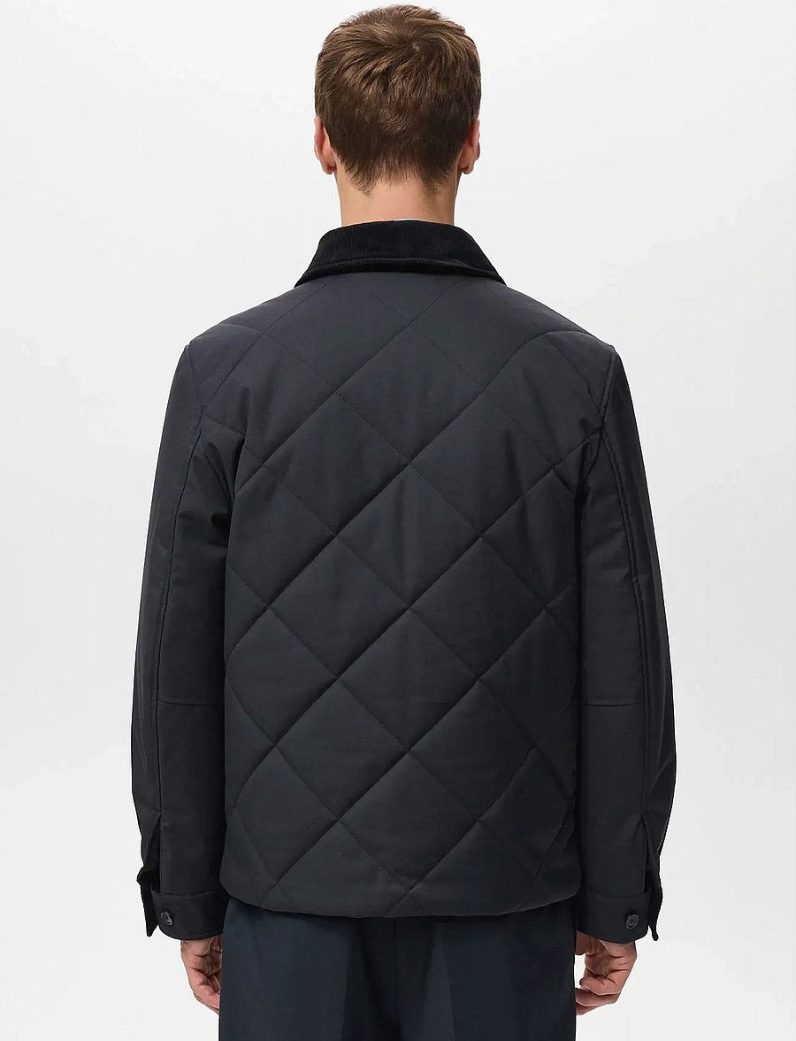 Mango - Quilted water repellent jacket - vårjackor - dark blue - 2