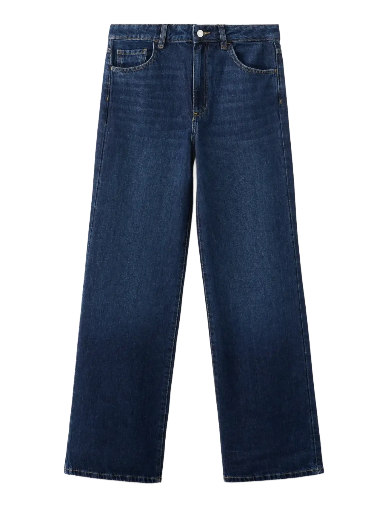 Mango Danila high-waisted wide leg jeans - Brede jeans - OPEN BLUE / blue