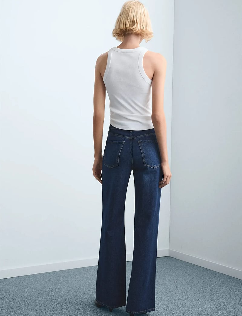Mango - Danila high-waisted wide leg jeans - vide jeans - open blue - 2