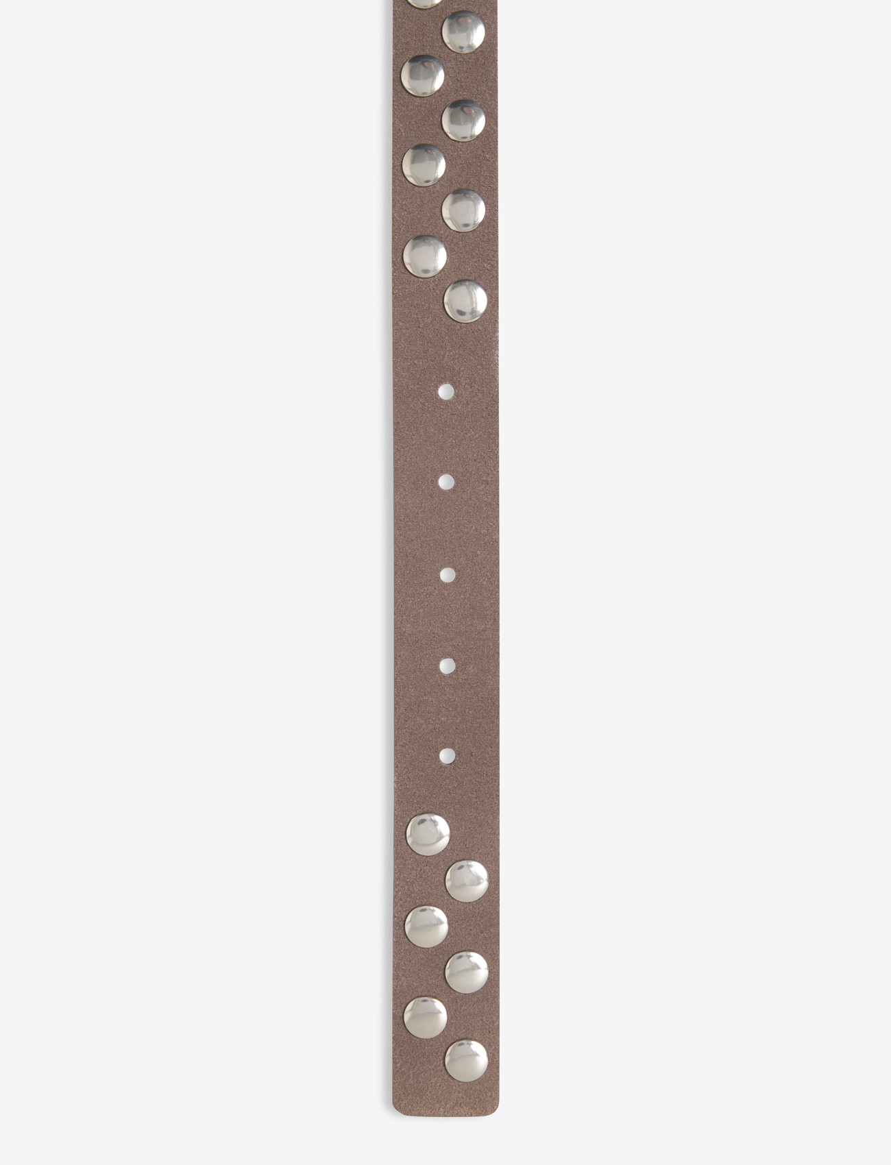 Mango - Suede belt with studs - laveste priser - medium brown - 2