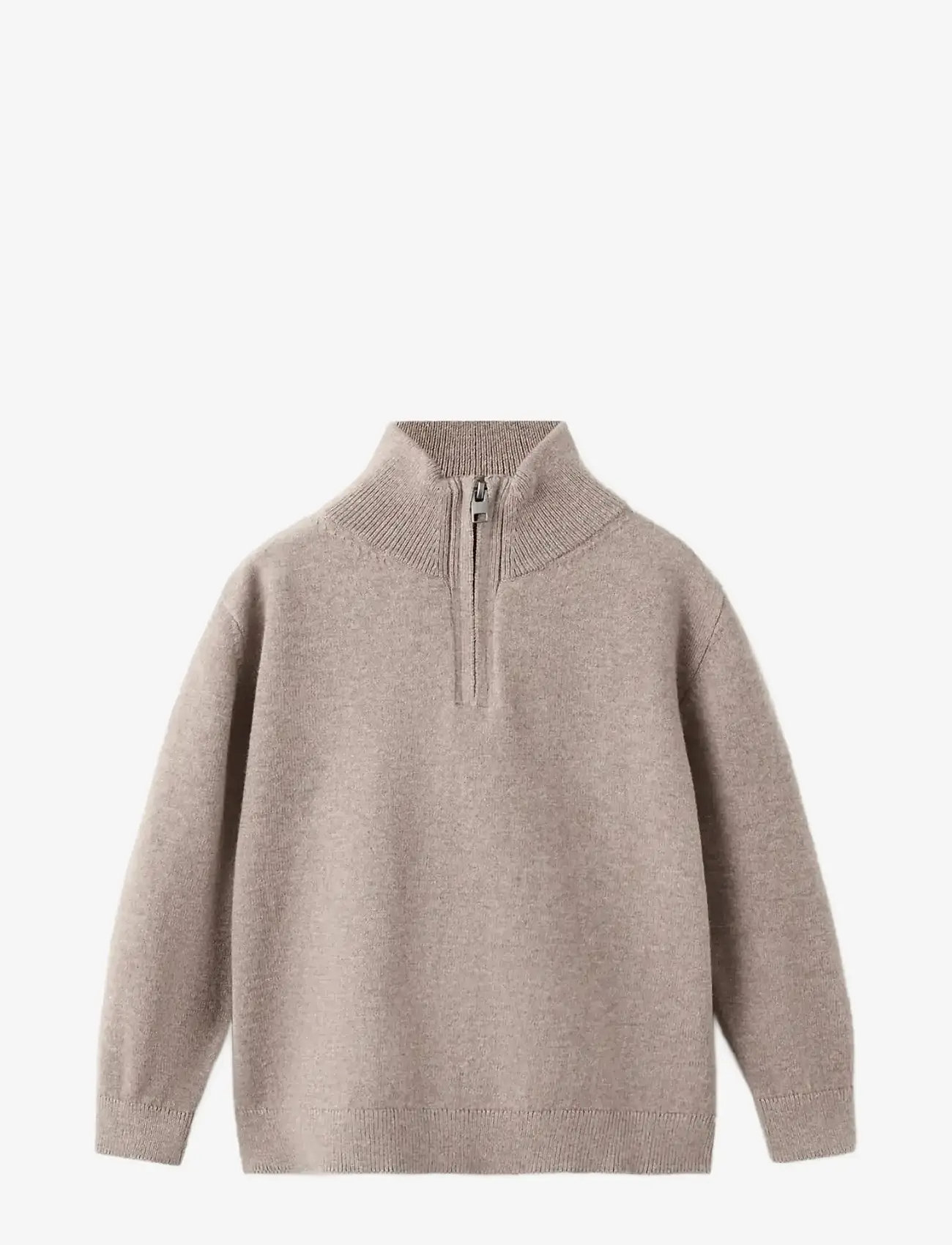 Mango - Perkins-neck sweater - trøjer - medium brown - 0