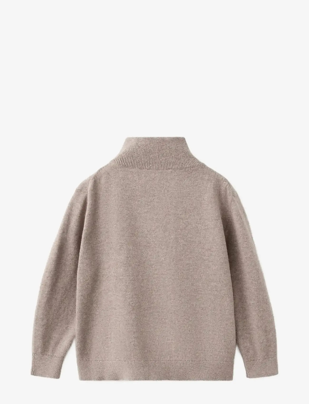 Mango - Perkins-neck sweater - trøjer - medium brown - 1