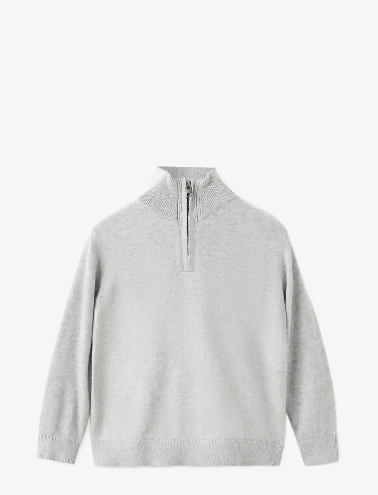 Mango - Perkins-neck sweater - trøjer - medium grey - 0