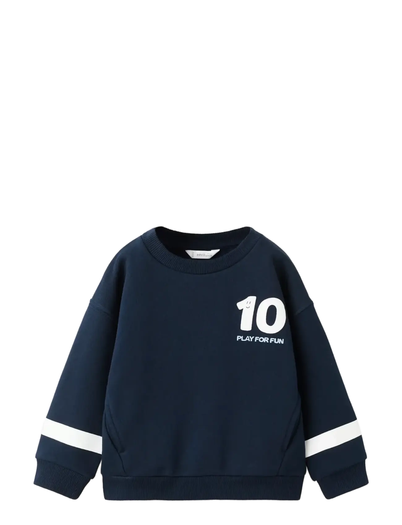 Mango Printed cotton sweatshirt - Kleidung - NAVY / navy
