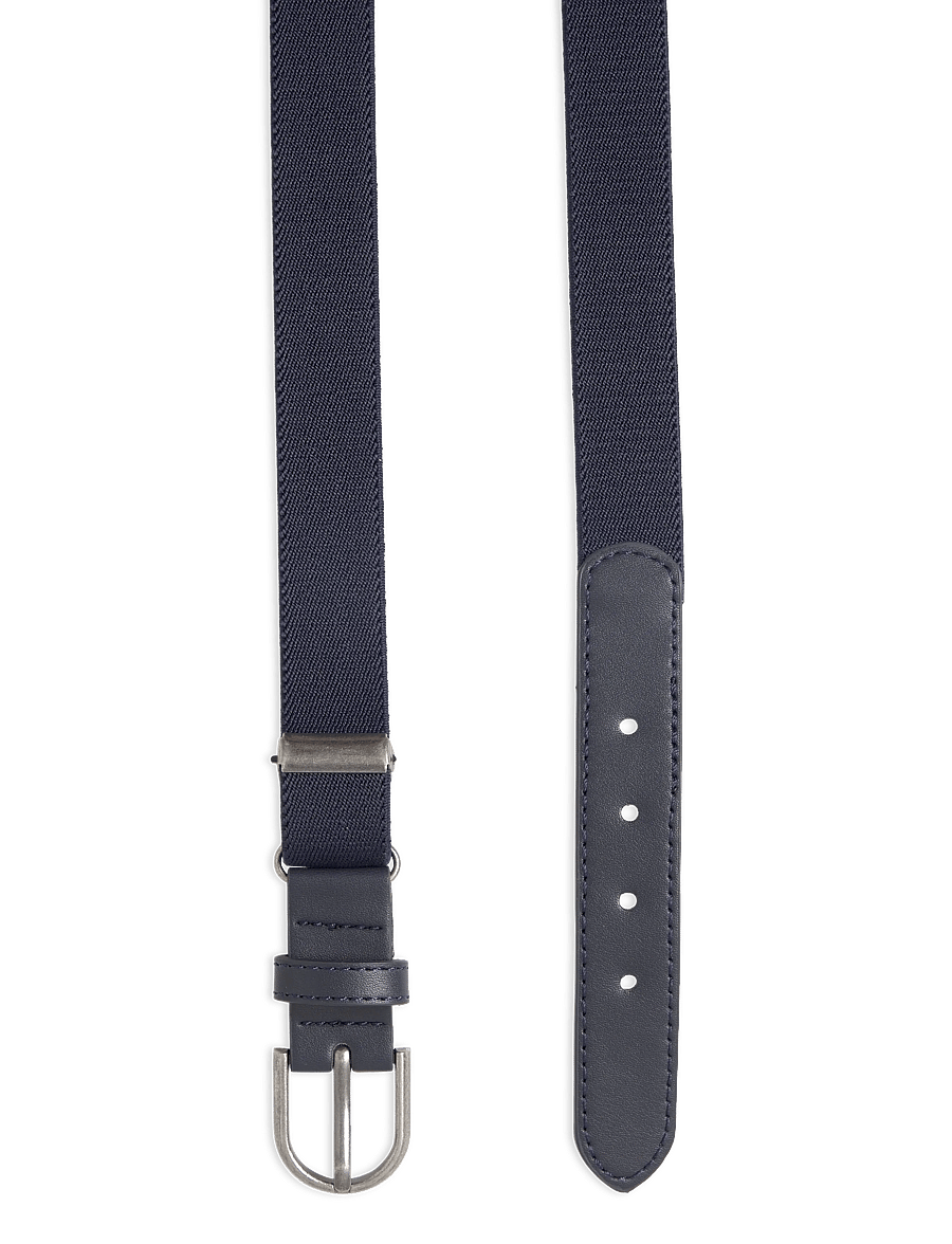 Mango - Appliqué elastic belt - bælter - navy - 1