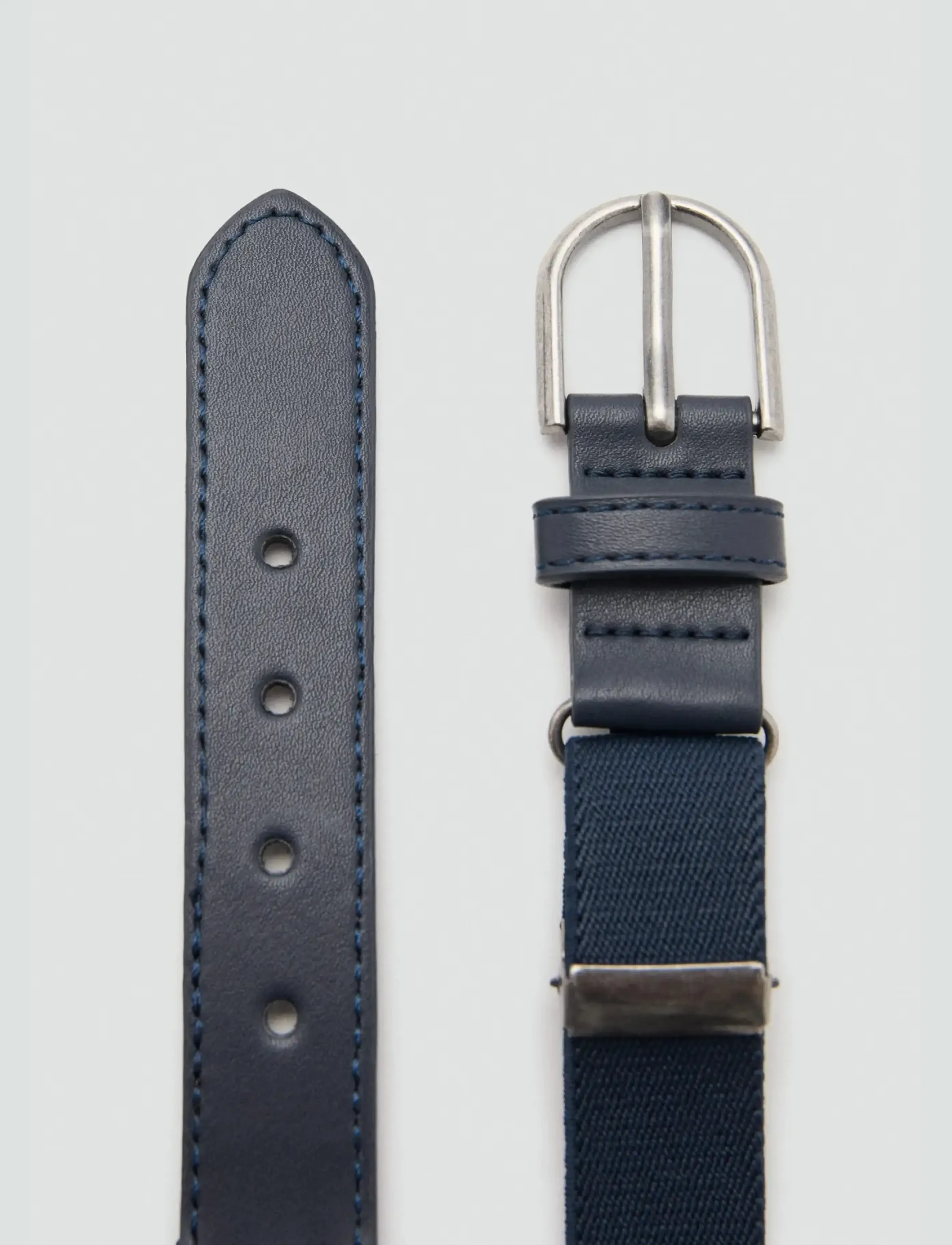 Mango - Appliqué elastic belt - bælter - navy - 3