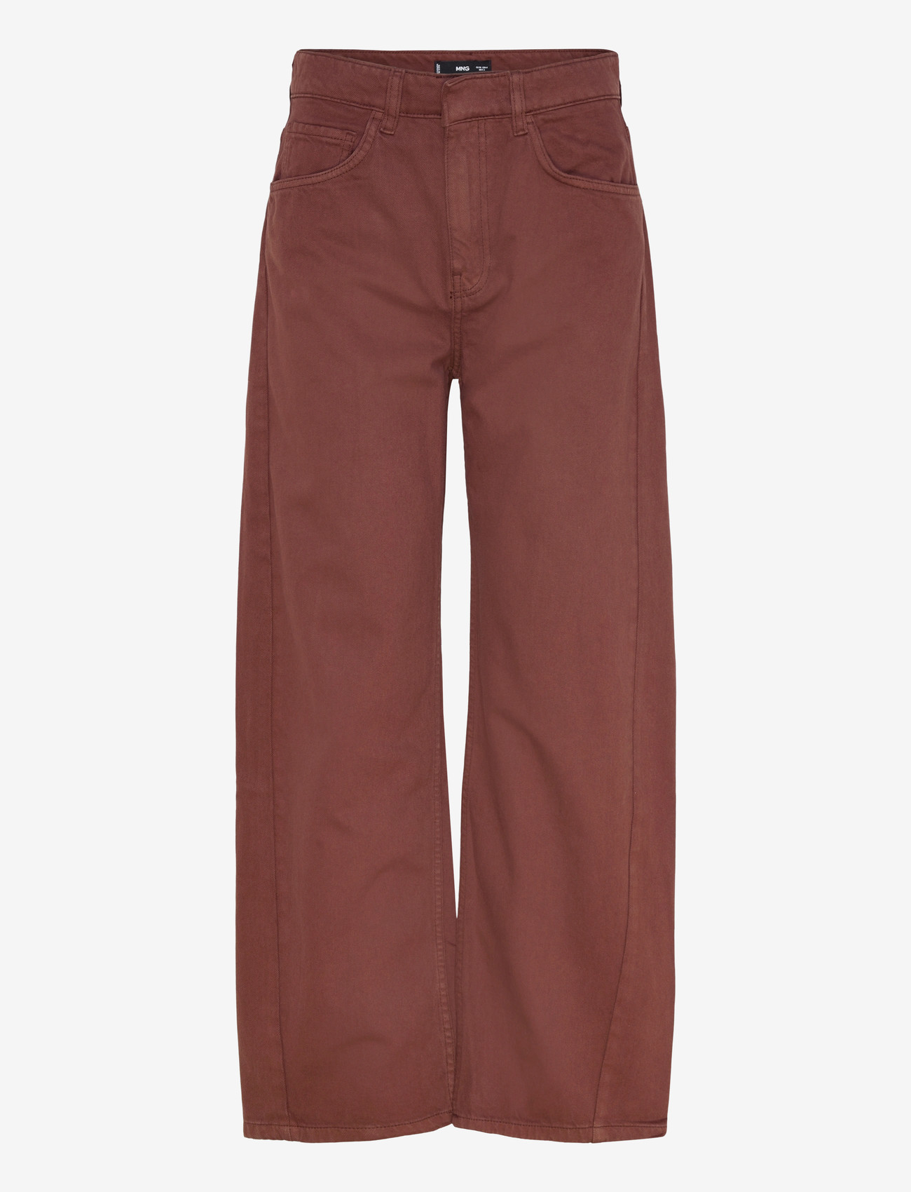Mango - Mid-rise balloon jeans - jeans - medium orange - 1