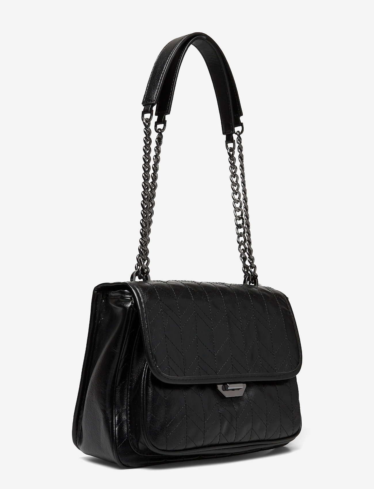 Mango - Seam flap bag - black - 2