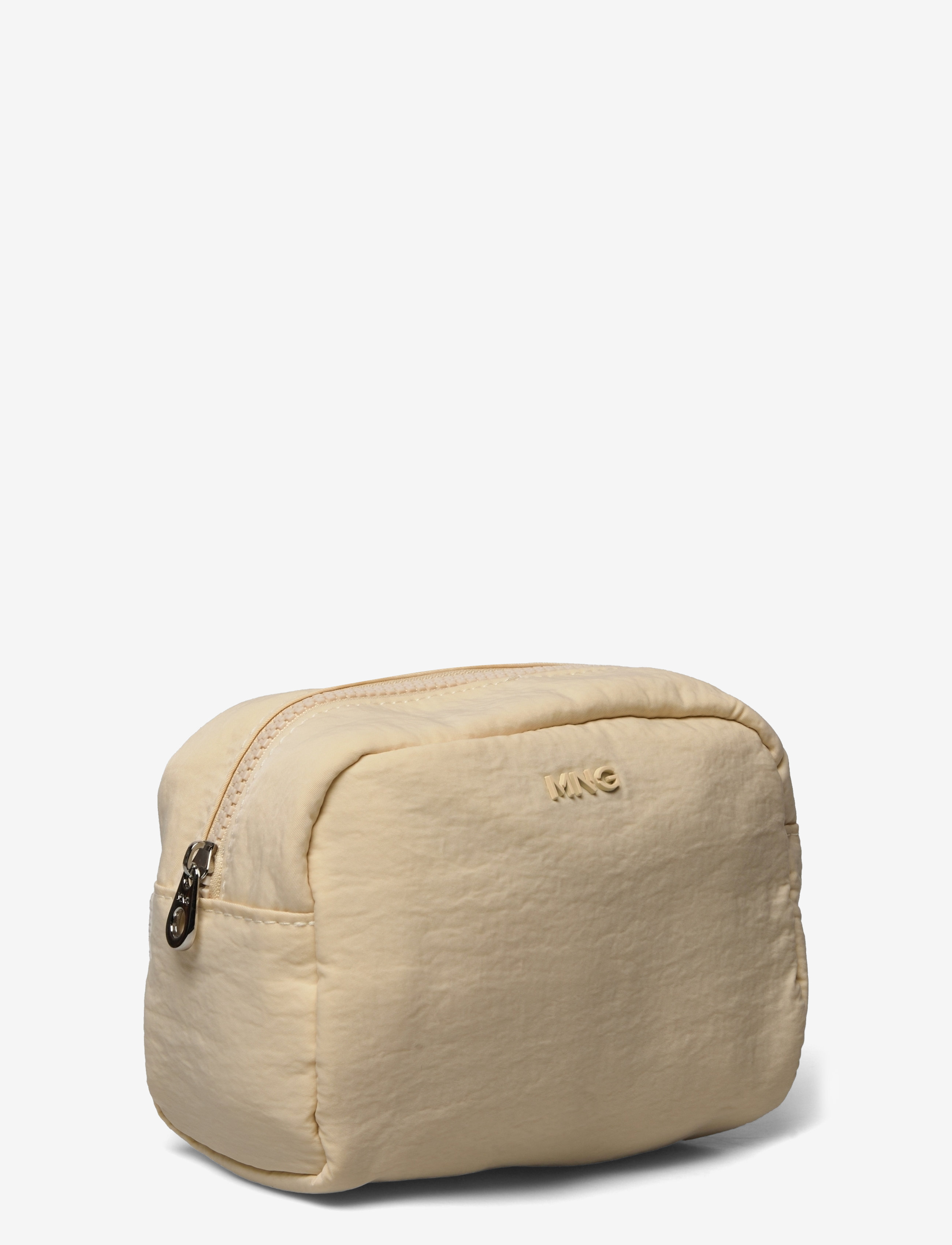 Mango - Zipped toiletry bag with logo - ecru - 5