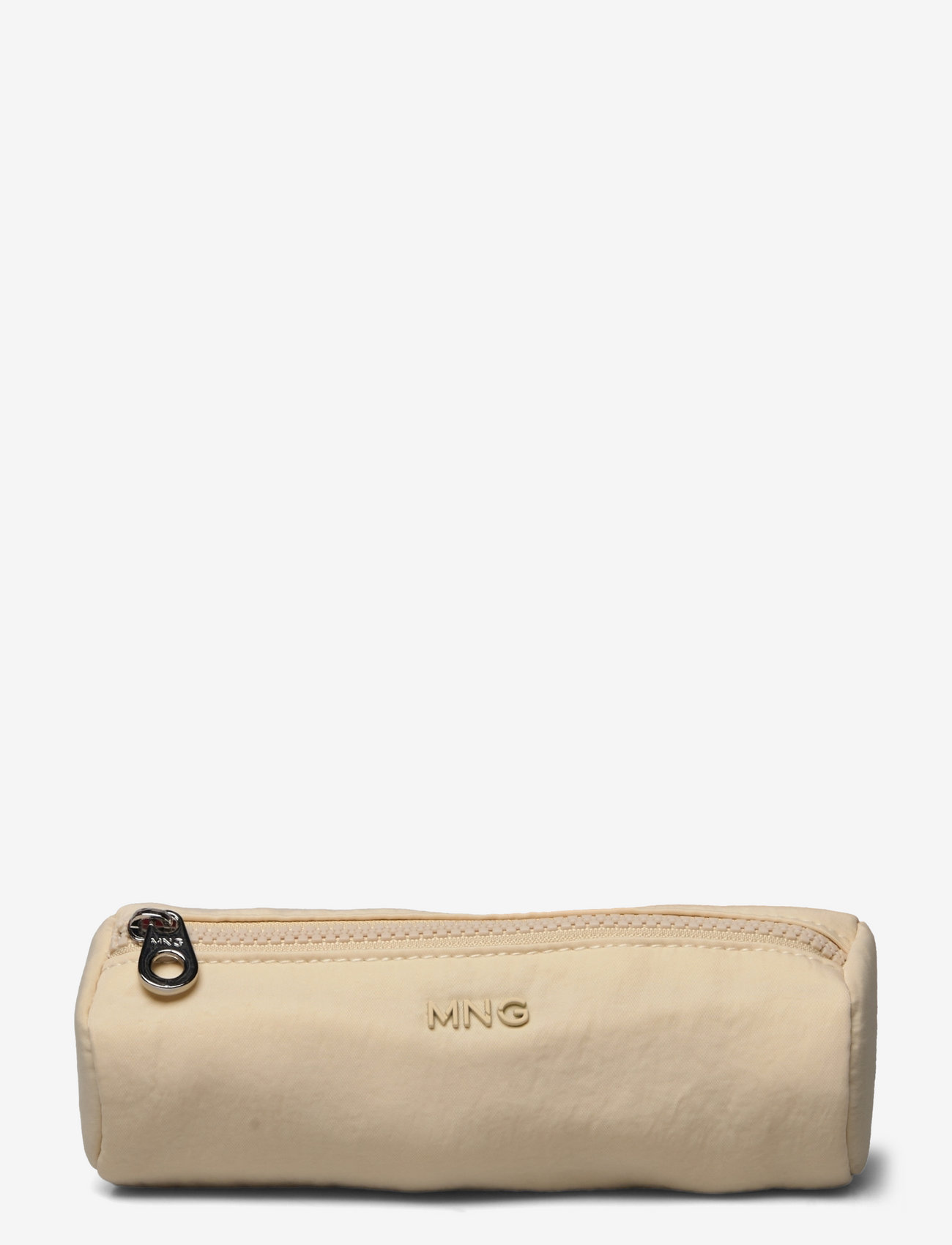 Mango - Zipped toiletry bag with logo - ecru - 1