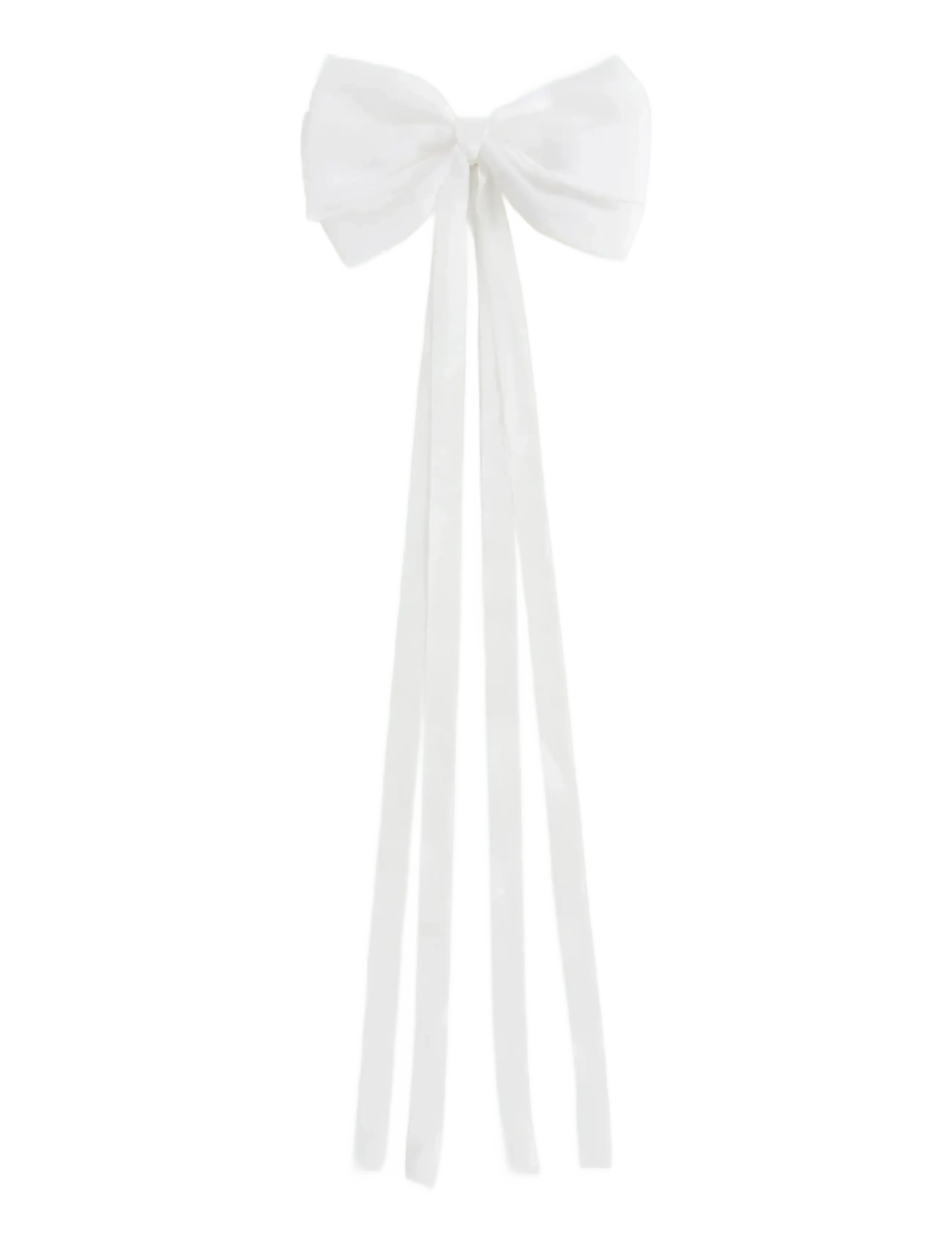 Mango Hair clip with maxi bow - Hårspænder - WHITE / white