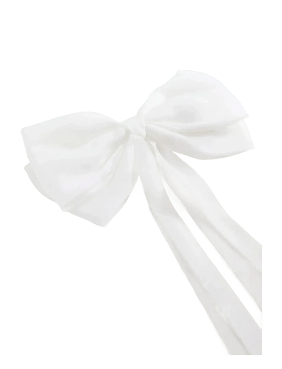 Mango - Hair clip with maxi bow - hårspænder - white - 1