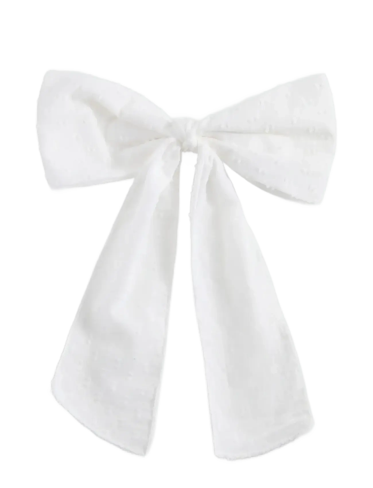 Mango Bow hairclip - Hårtilbehør - WHITE / white