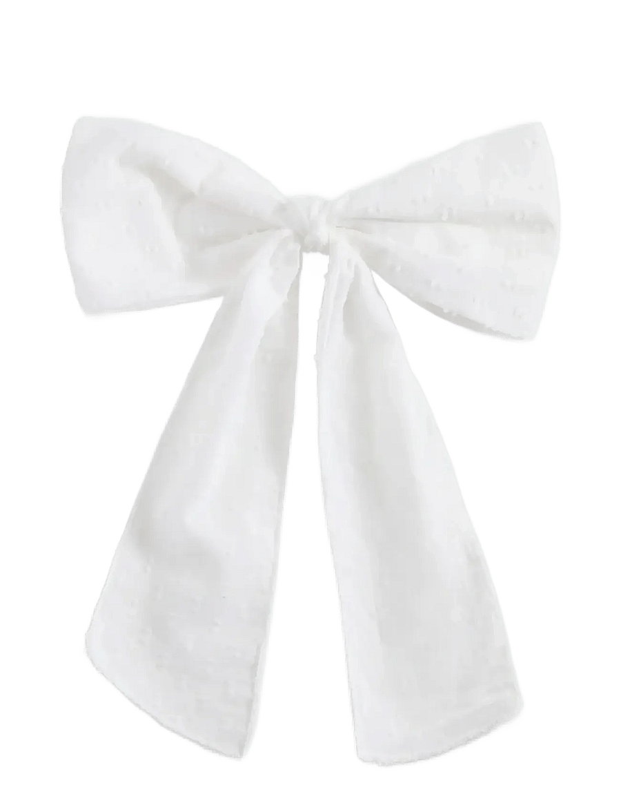 Mango - Bow hairclip - hårspännen - white - 0