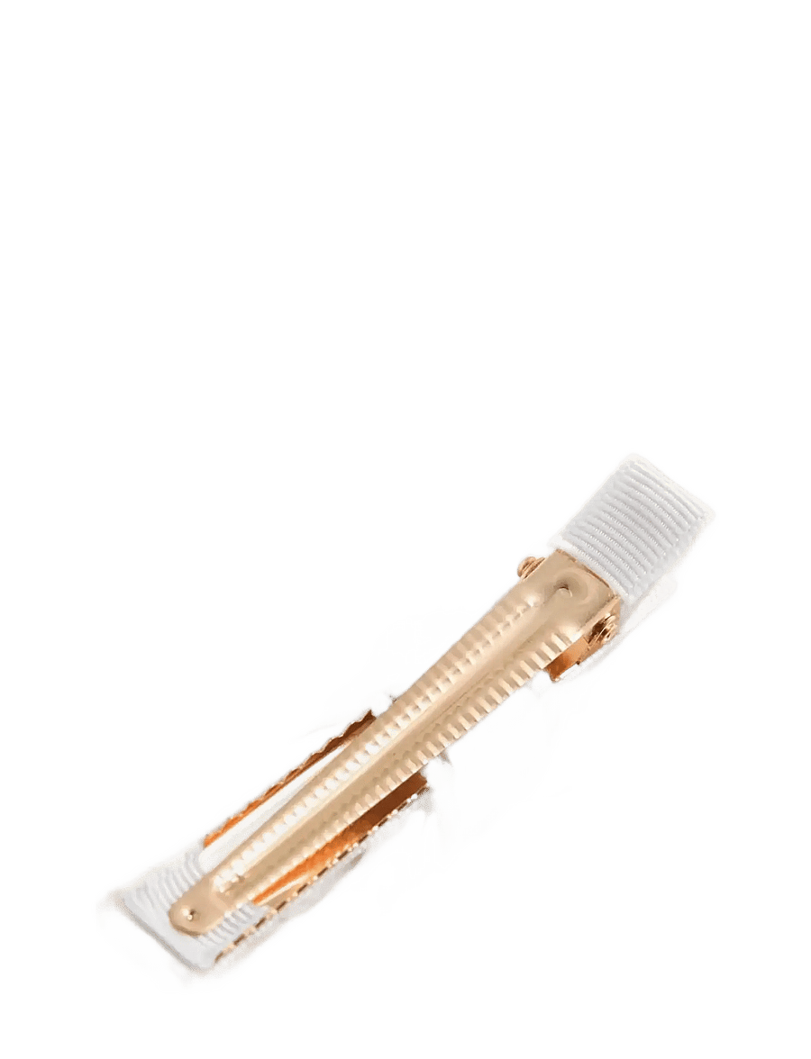 Mango - Bow hairclip - hårspännen - white - 1