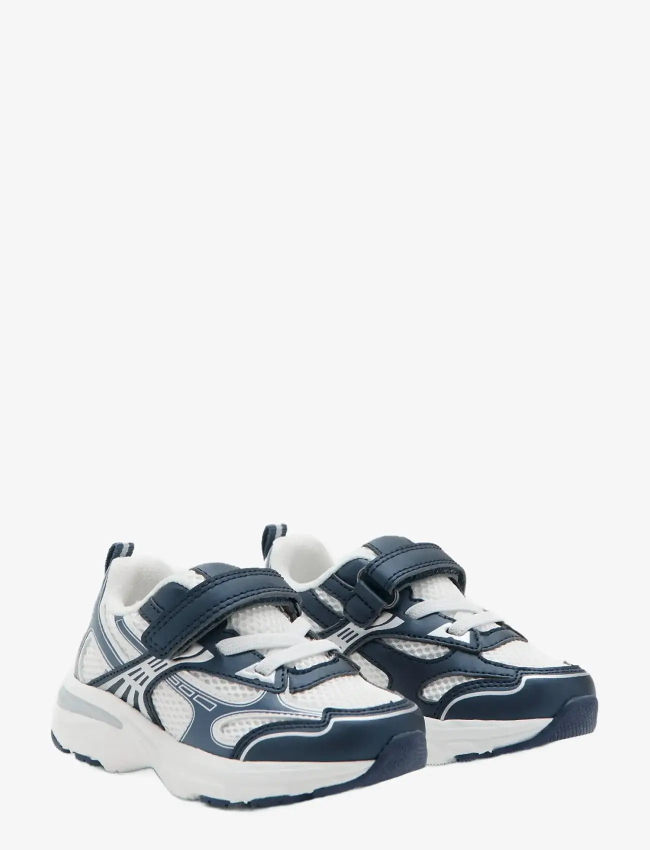 Mango - Two-tone velcro trainers - natural white - 1