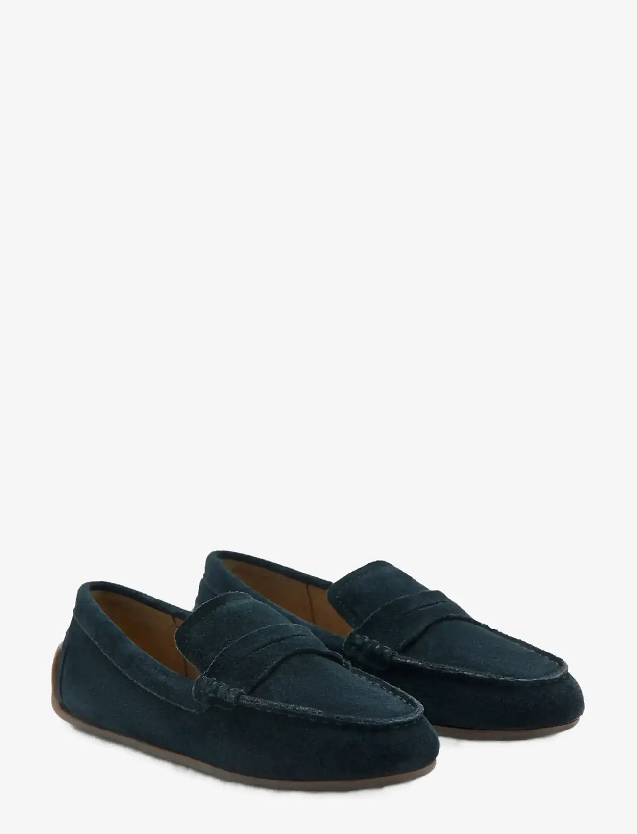 Mango - Leather loafers - medium blue - 1