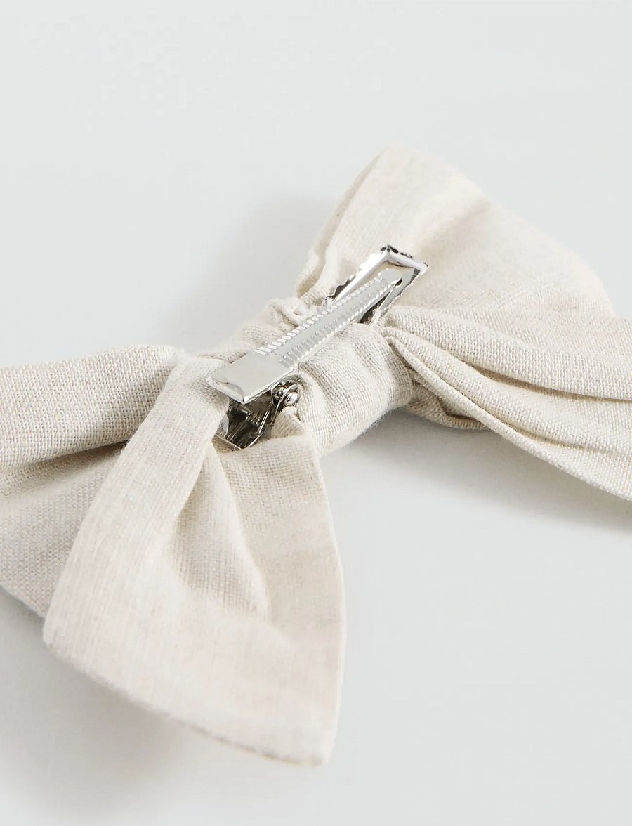 Mango - Bow hairclip - hiuspinnit & -klipsit - lt pastel brown - 1
