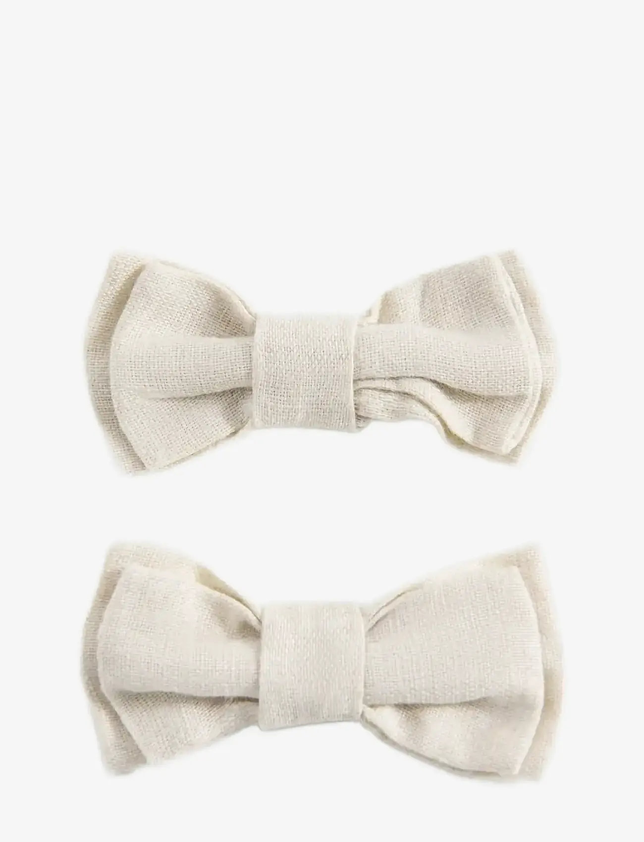 Mango - 2 pack bow hairclip - hårspænder - lt pastel brown - 0