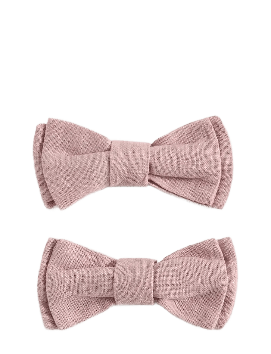 Mango - 2 pack bow hairclip - hårklämmor - lt-pastel pink - 0