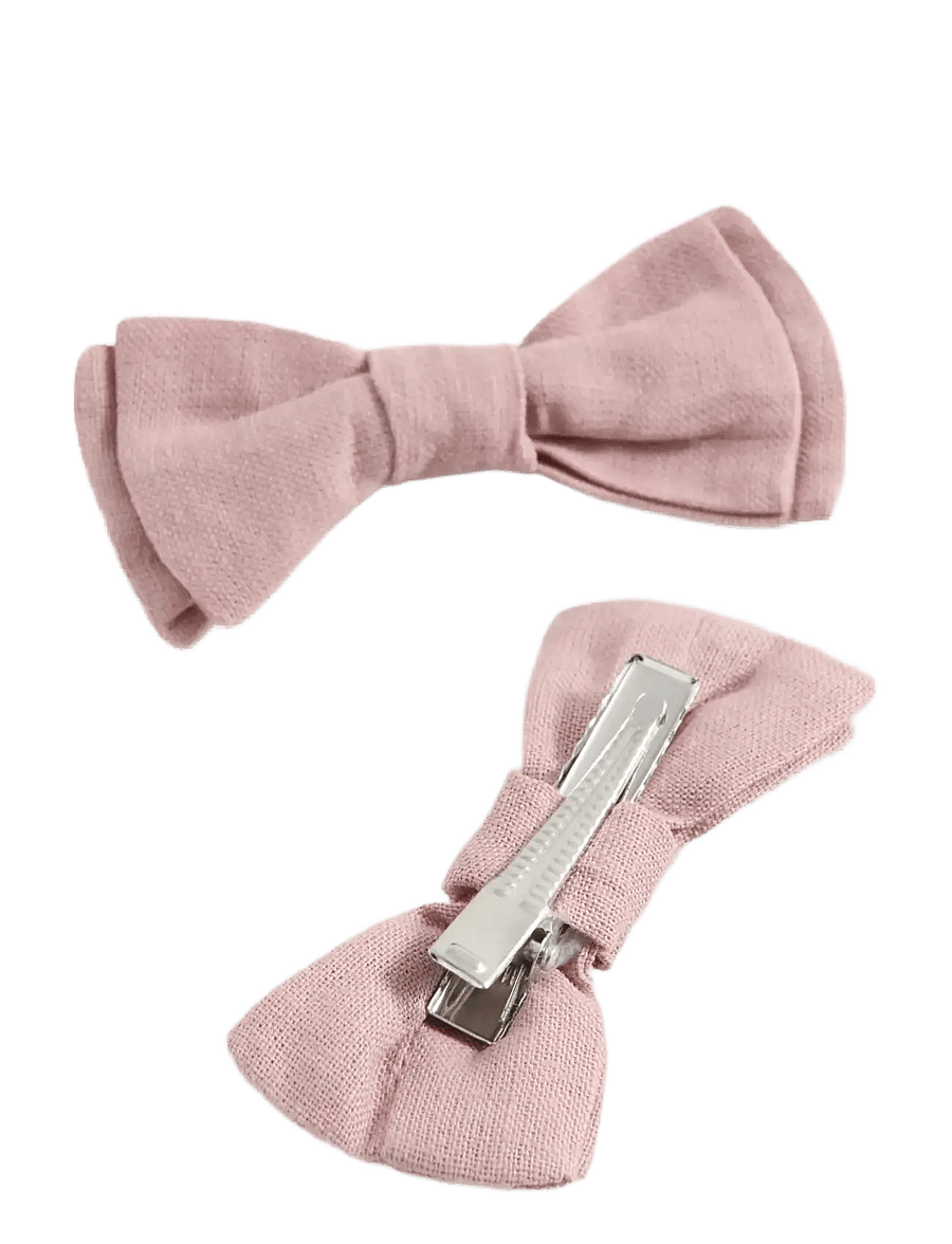 Mango - 2 pack bow hairclip - hårklämmor - lt-pastel pink - 1