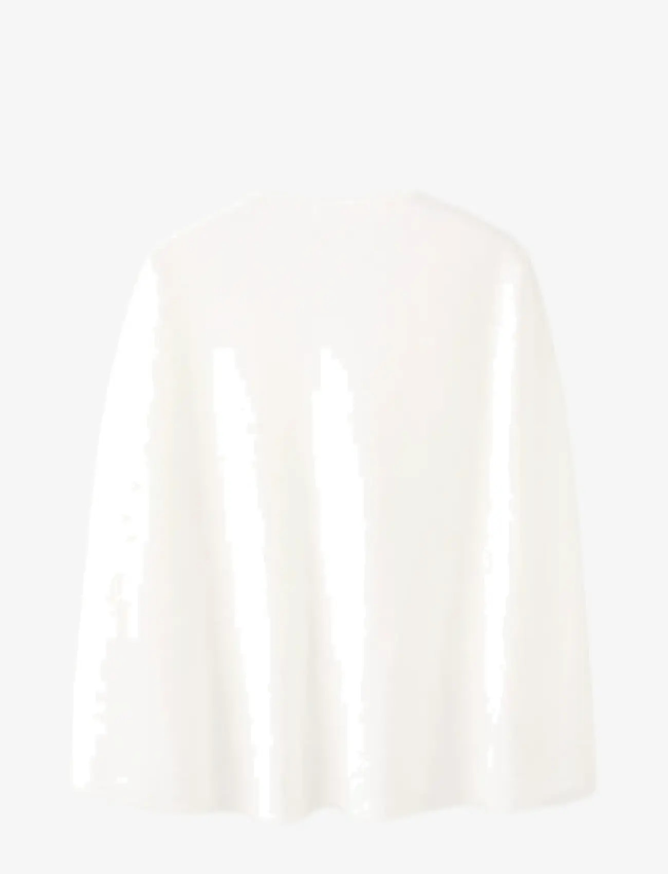 Mango - Knitted cape with lace details - cardigans - natural white - 1