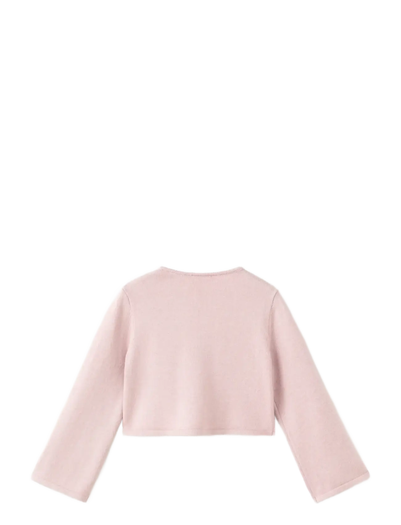 Mango - Openwork detail knit cardigan - cardigans - lt-pastel pink - 1