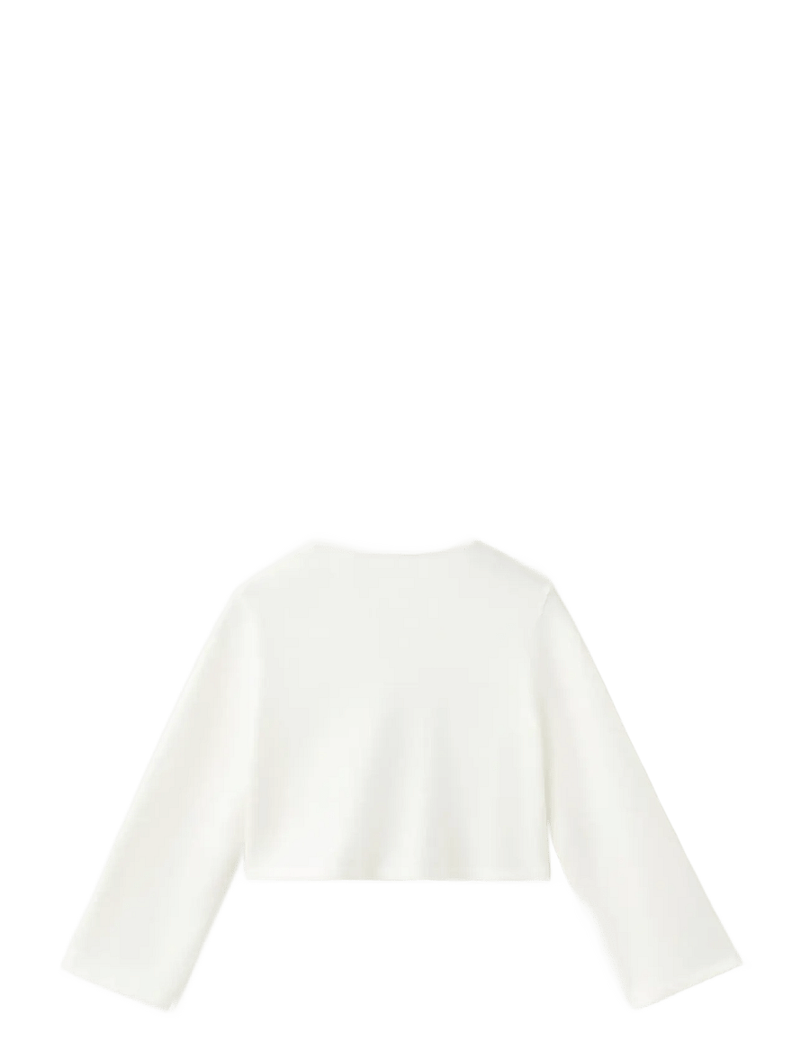 Mango - Openwork detail knit cardigan - neuletakit - natural white - 2
