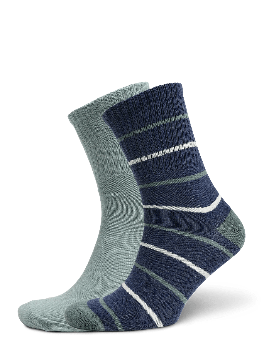 Mango - 2 pack mixed socks - strømper - turquoise - aqua - 0
