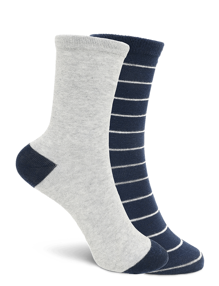 Mango - 2 pack mixed socks - strumpor - navy - 1