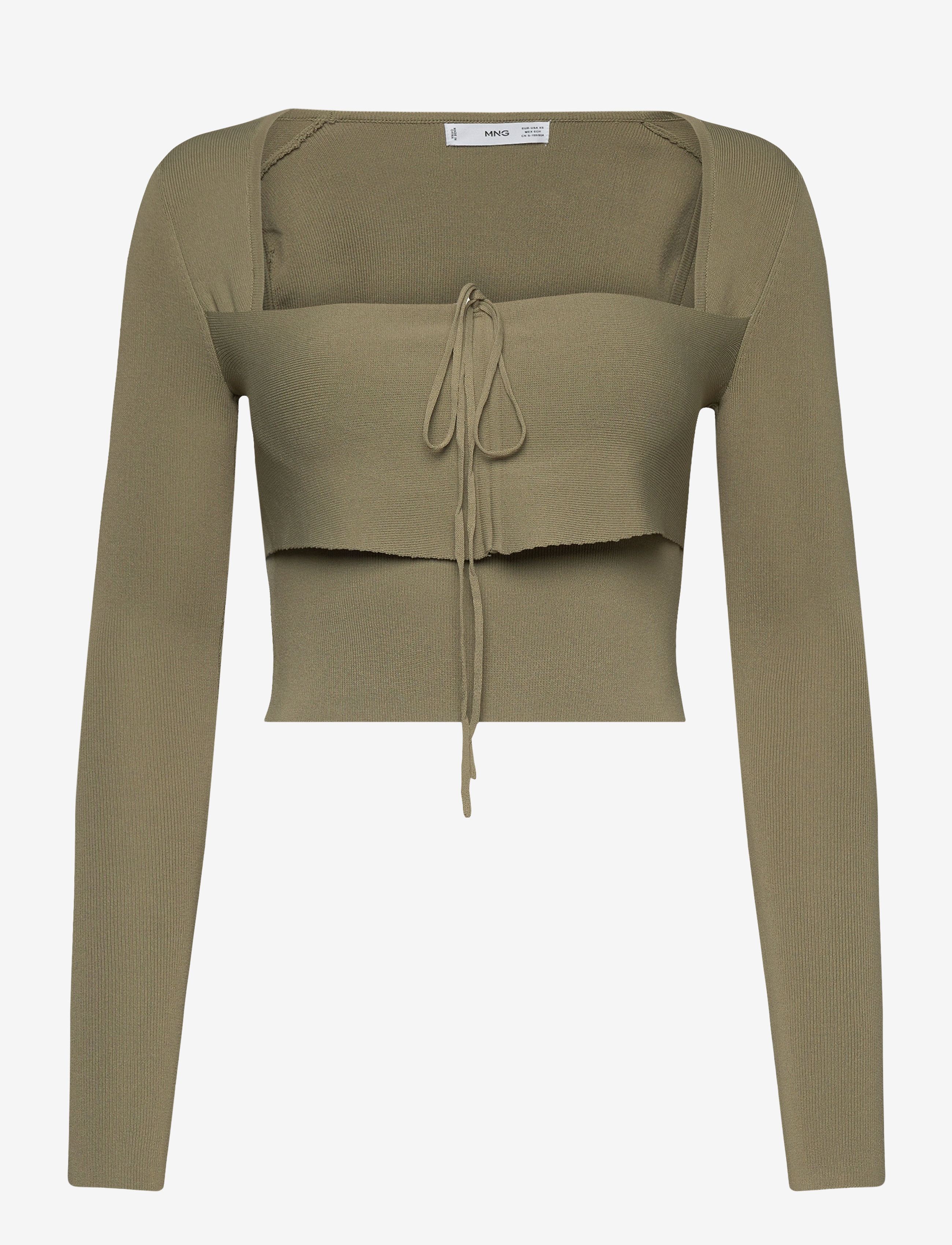 MANGO Herrenfica Khaki - L - Damen