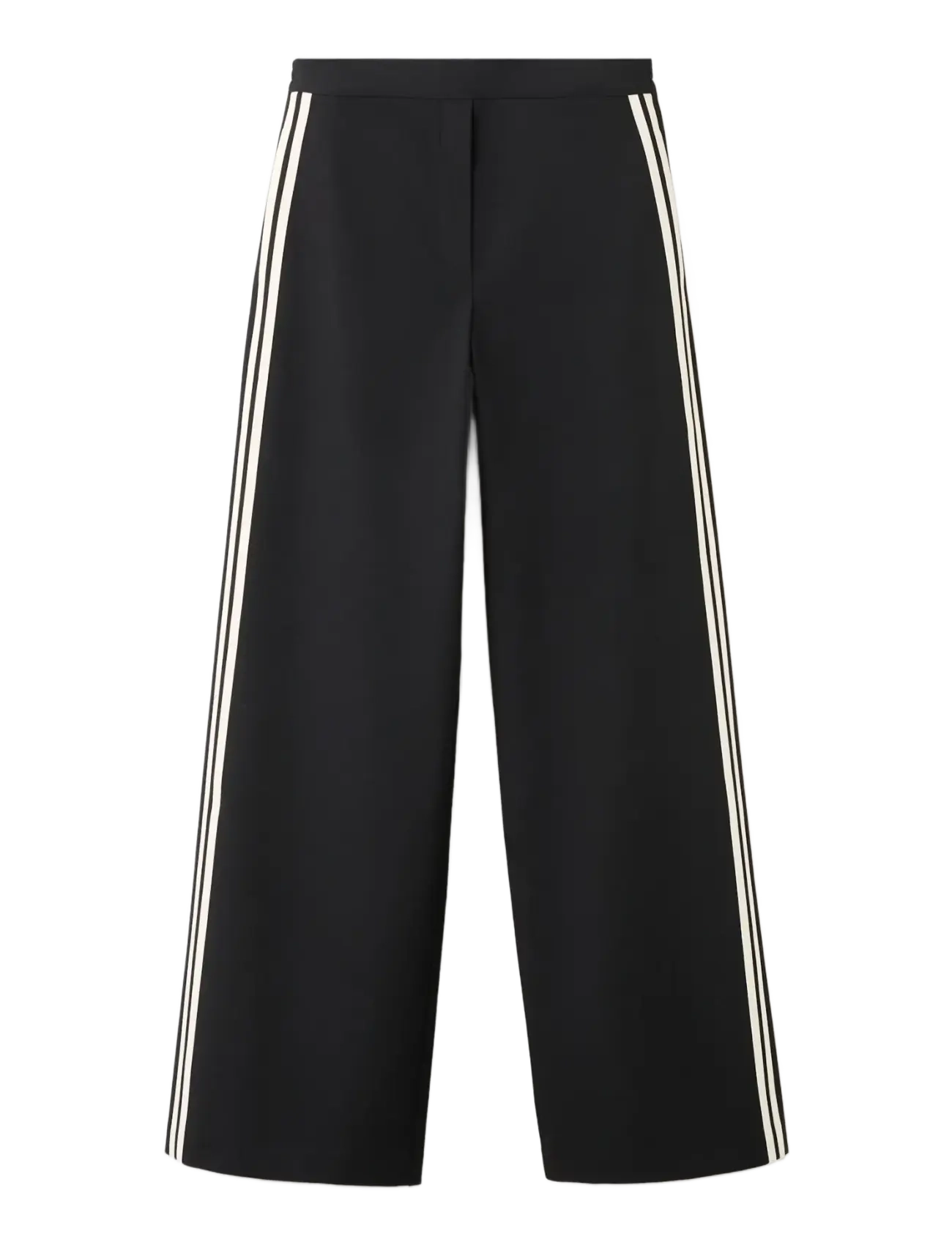 MANGO Combined Gestreift Hosen Schwarz - L - Damen