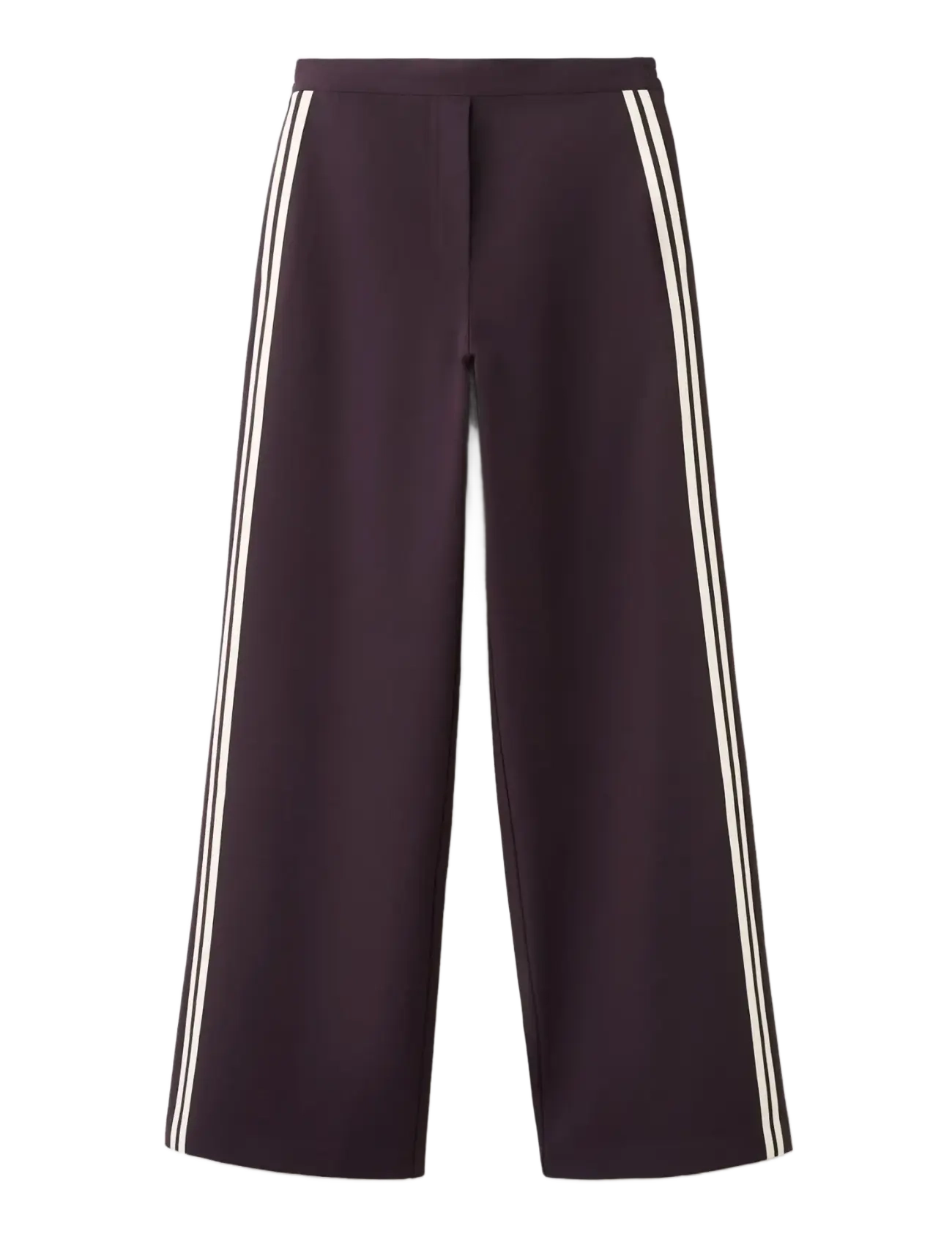 MANGO Combined Gestreift Hosen Burgundy - S - Damen