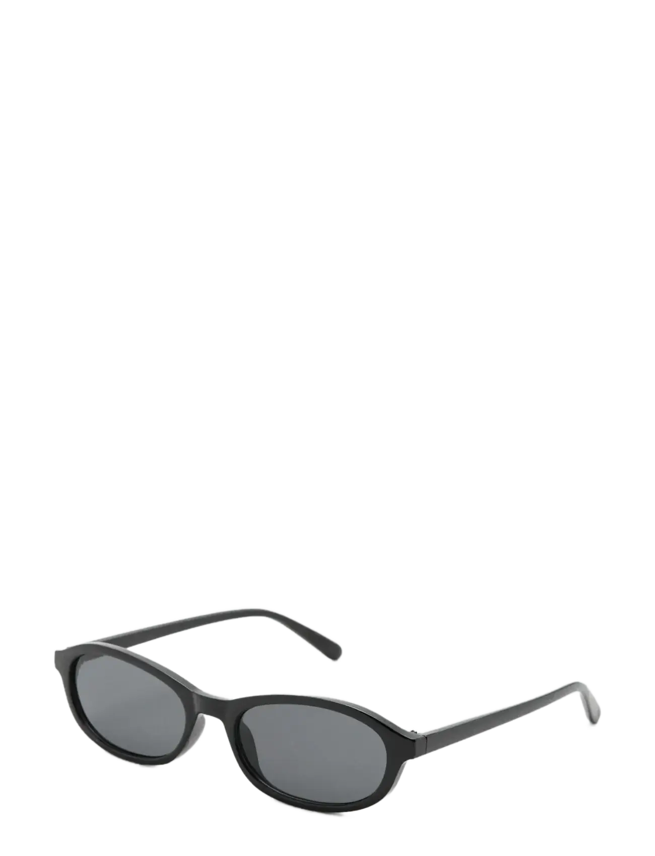 Mango - Semi-transparent frame sunglasses - rund form - black - 1