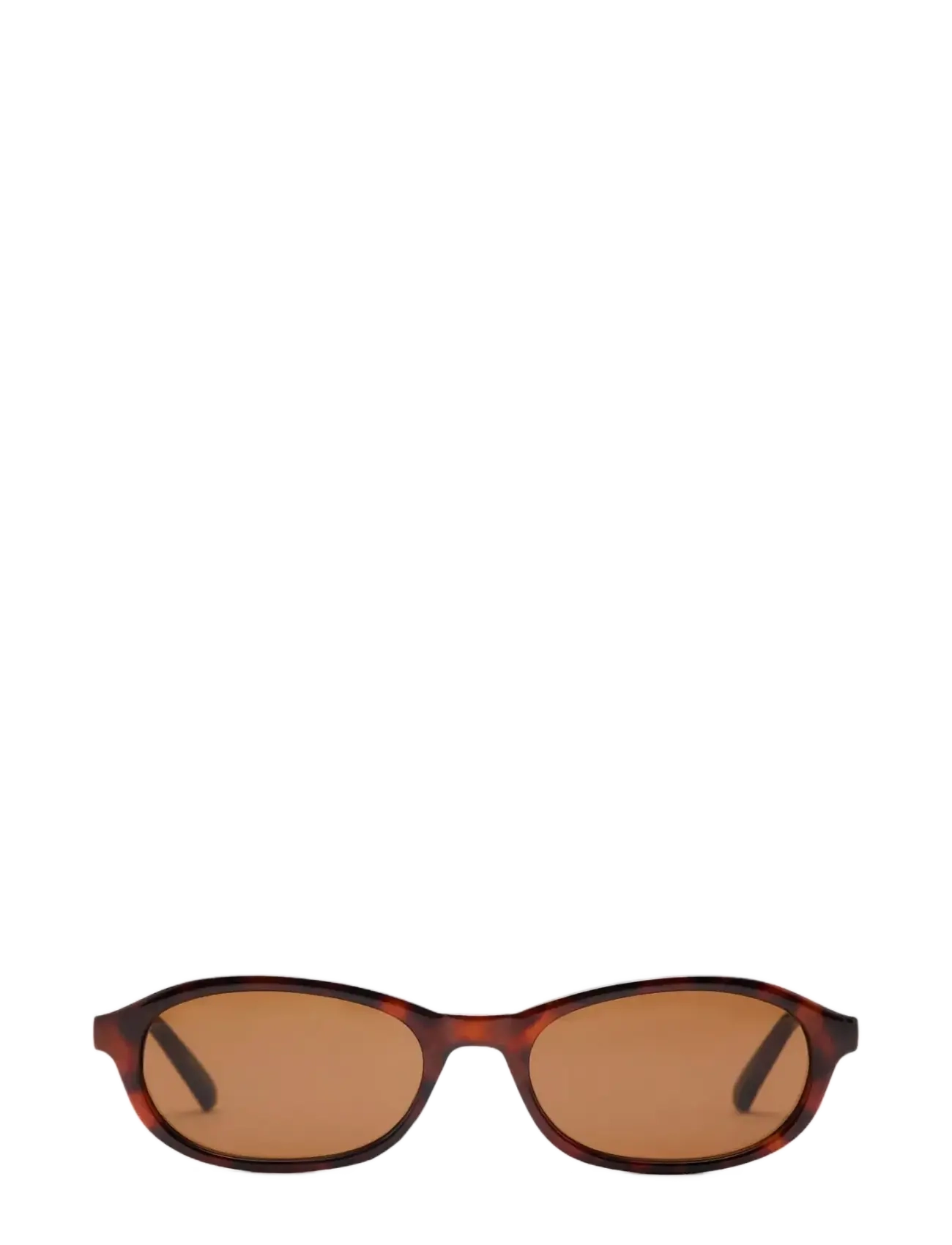 Mango Semi-transparent frame sunglasses - Rund form - DARK BROWN / brown