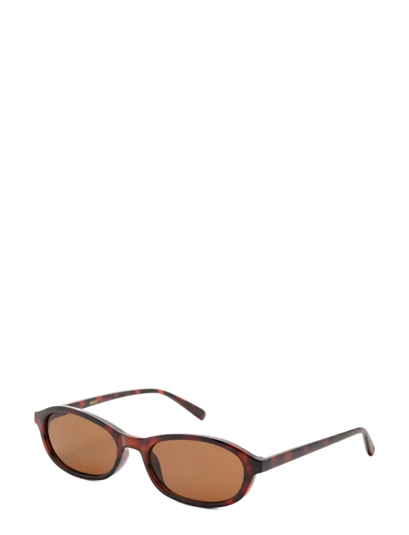 Mango - Semi-transparent frame sunglasses - laveste priser - dark brown - 1