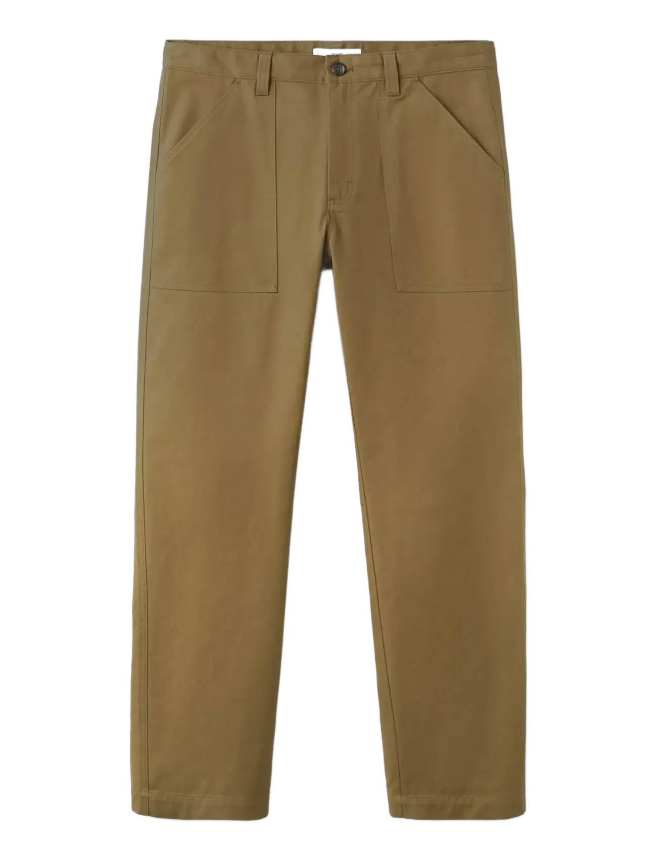 MANGO Relaxed Fit Hosen With Patch Pockets Khaki - 40 - Herren