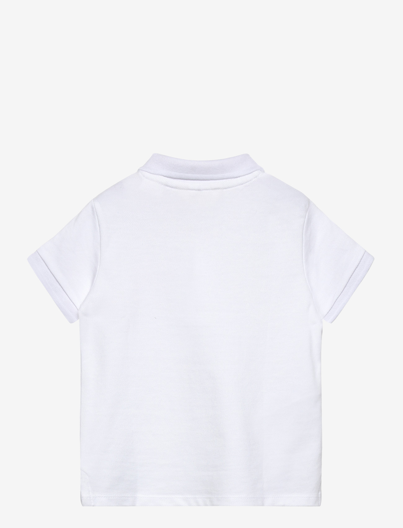 Mango - Short-sleeved cotton polo shirt - kortærmede poloer - white - 1
