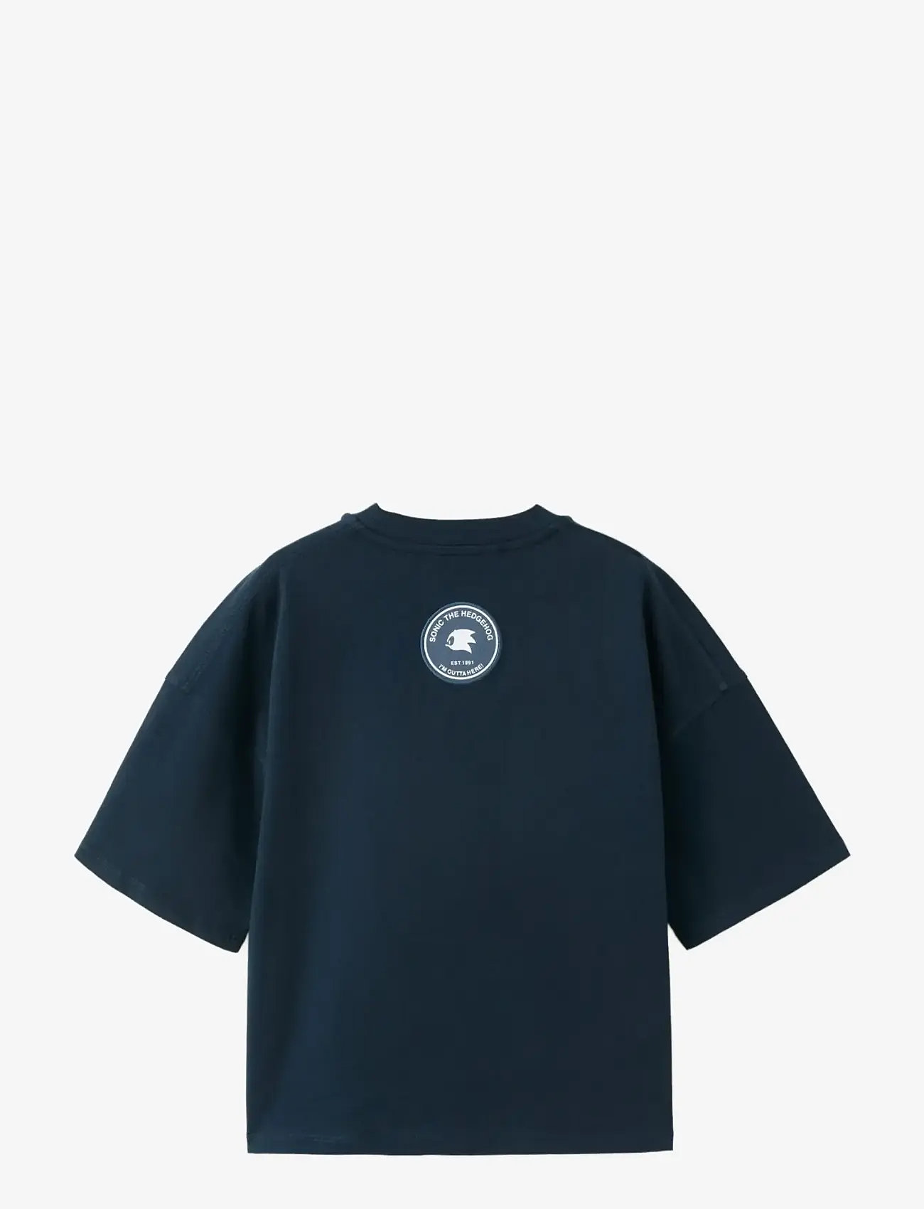Mango - Sonic cotton t-shirt - kortærmede t-shirts - navy - 1