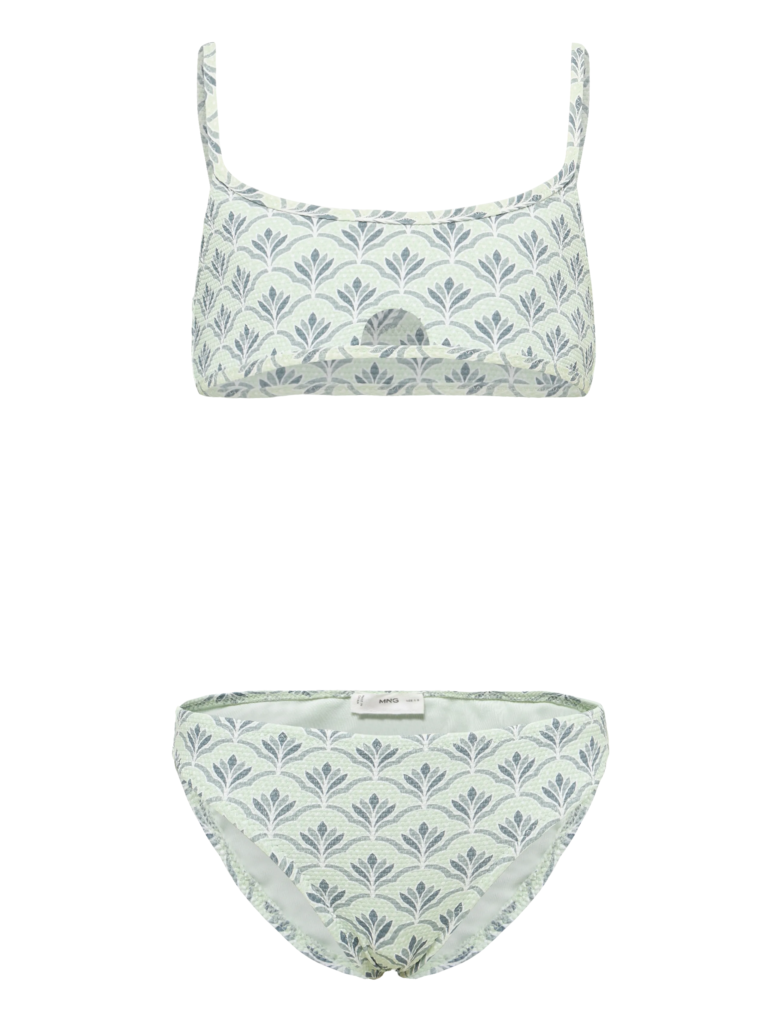 MANGO Printed Bikini Grün - 5-6 - Kinder