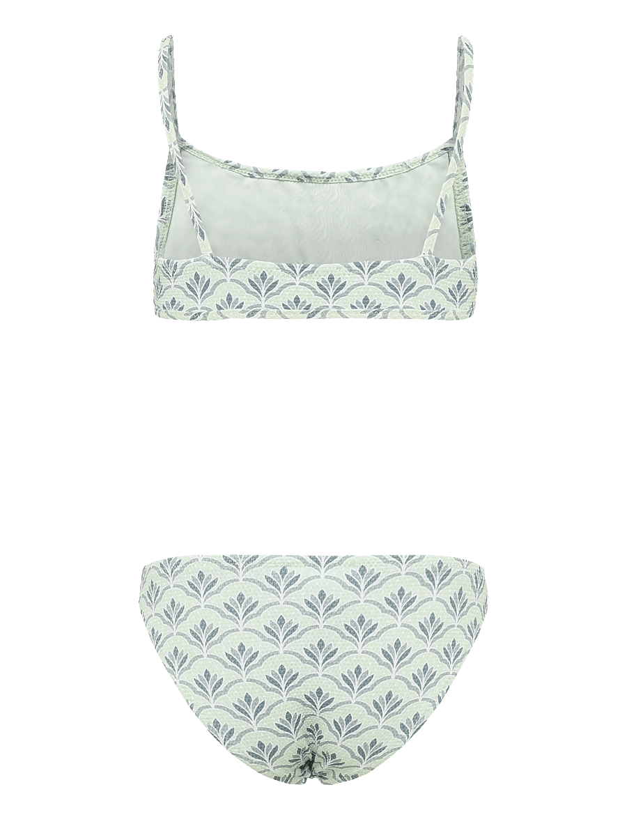 Mango - Printed bikini - bikinier - turquoise - aqua - 1
