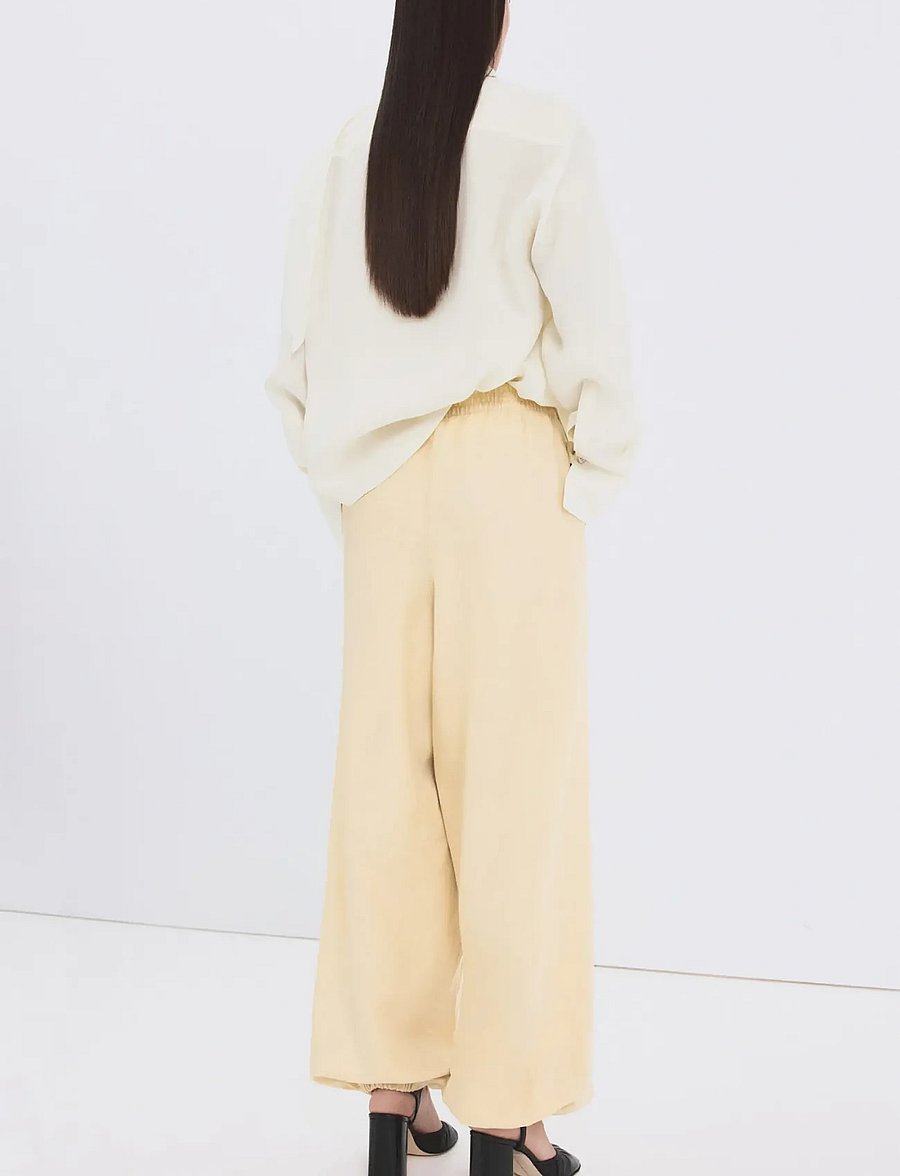 Mango - Lyocell harem trousers - barrel-bukser - light beige - 2