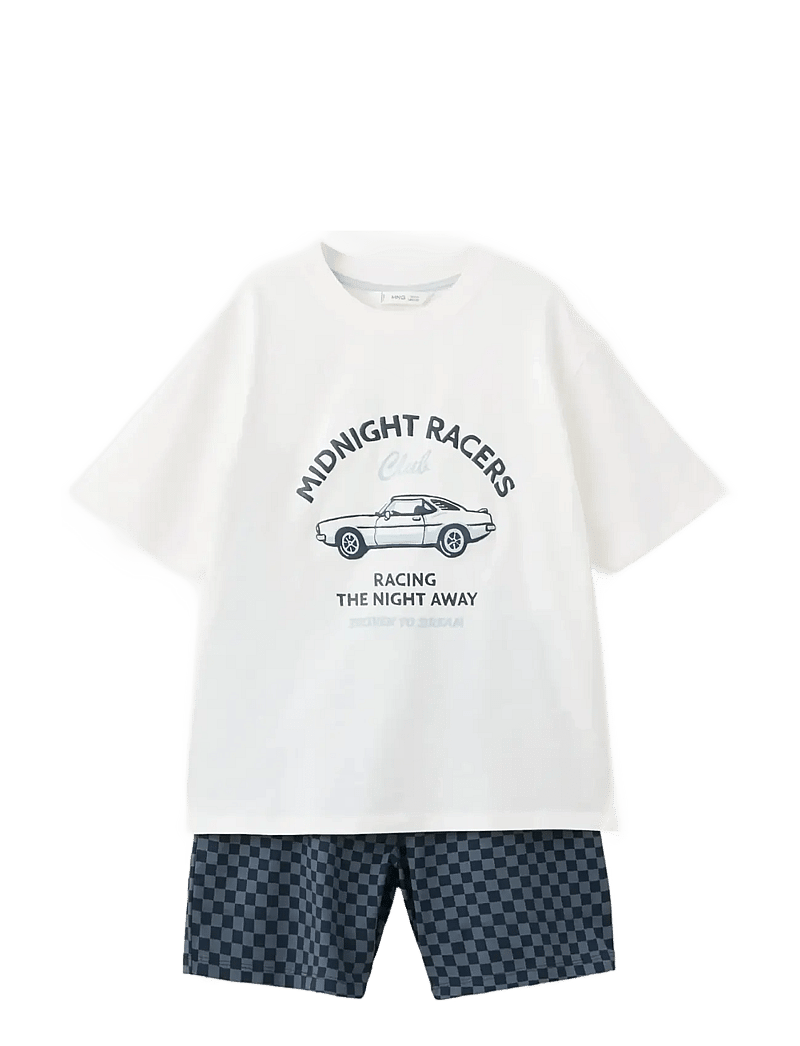 Mango - Short pyjama set - pyjamassæt - natural white - 0
